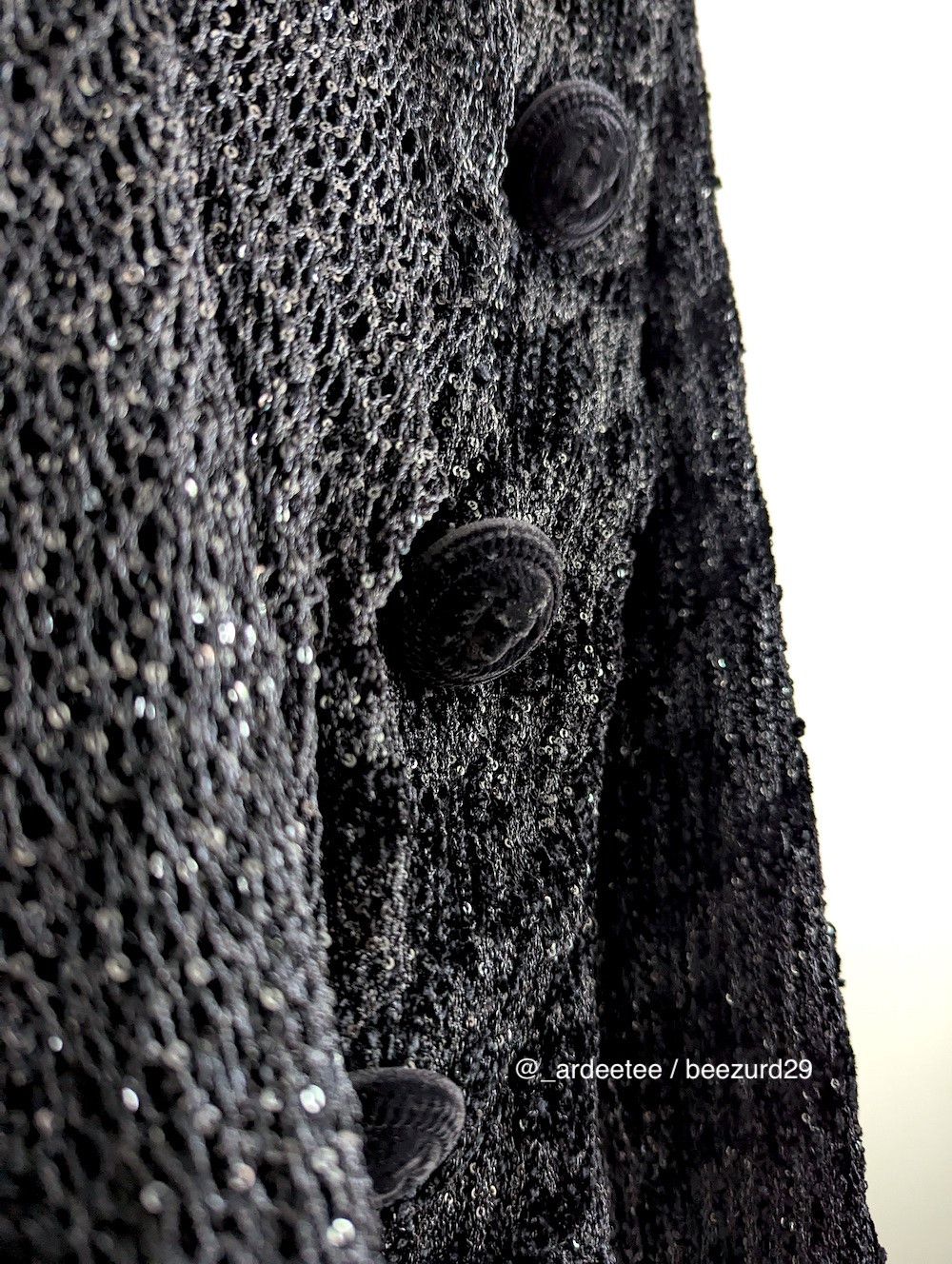 Balmain *NEW* $3500 SPENCER SEQUIN JACQUARD KNIT JACKET Size XS / US 0-2 / IT 36-38 - 8 Thumbnail
