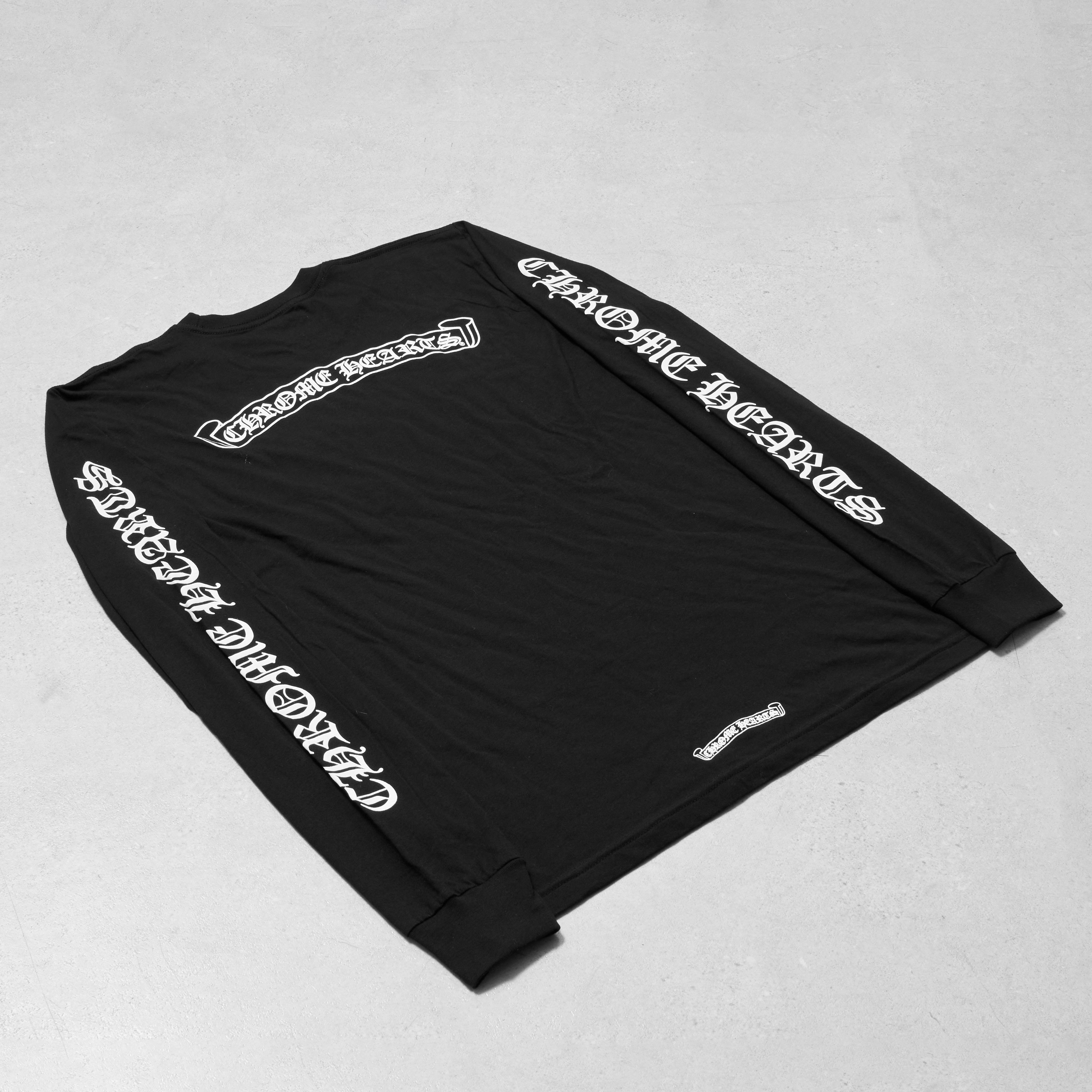 Chrome Hearts CHROME HEARTS Back Scroll Label Logo Long Tee Size US L / EU 52-54 / 3 - 3 Thumbnail
