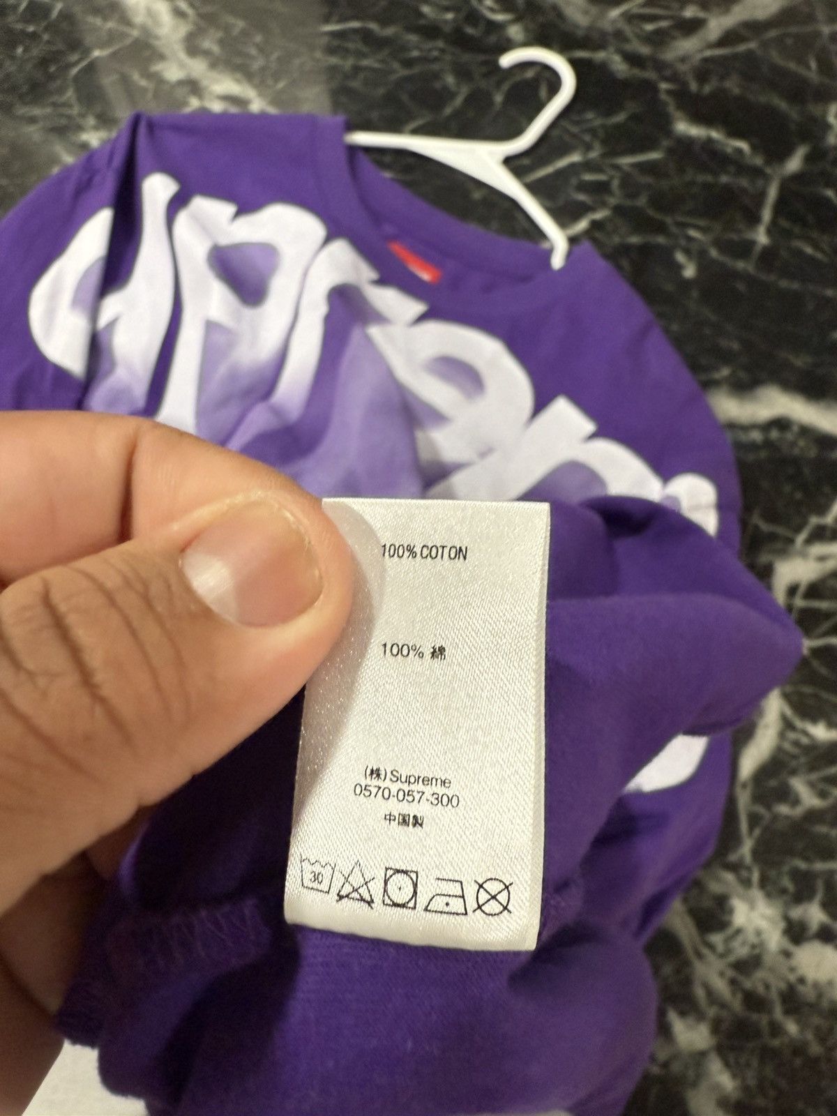 Supreme Supreme Bleed Logo Purple Shirt Tee Size Large Size US L / EU 52-54 / 3 - 8 Thumbnail