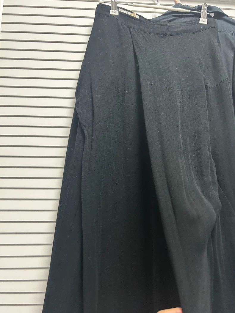 Yohji Yamamoto Yohji Yamamoto size os Dark Black Wind Twisted Design Irre Size 25" / US 0 / IT 36 - 4 Thumbnail