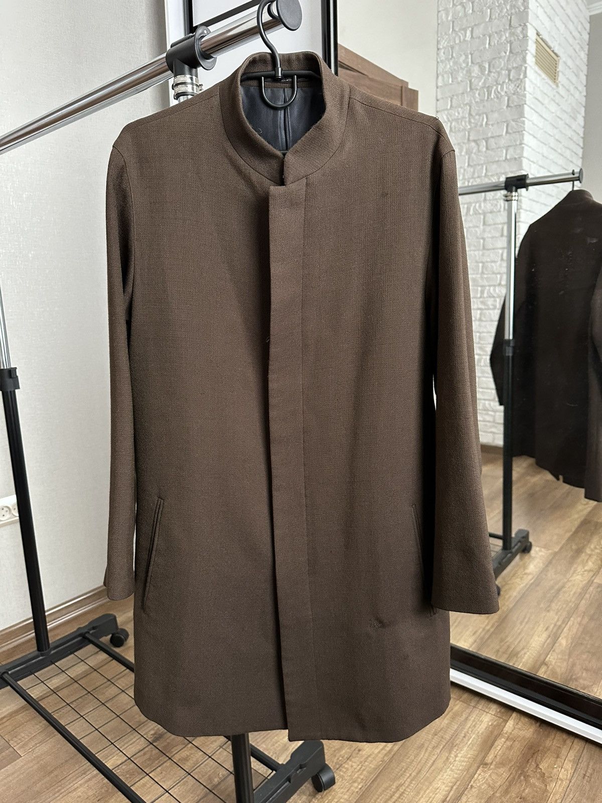 Yohji Yamamoto Yohji Yamamoto Pour Homme Vintage Wool Coat Jacket 90s Size US S / EU 44-46 / 1 - 2 Thumbnail