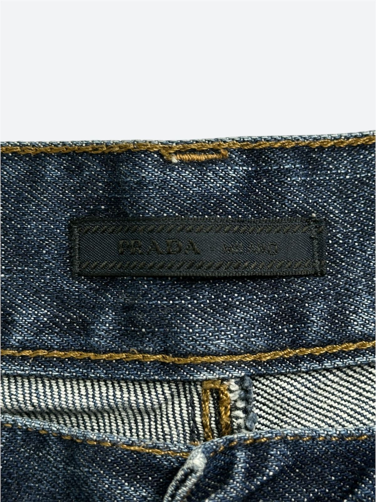 Prada CC000013 Prada Classic Fit Straight Jeans Washed Blue 33 Size US 33 - 8 Thumbnail