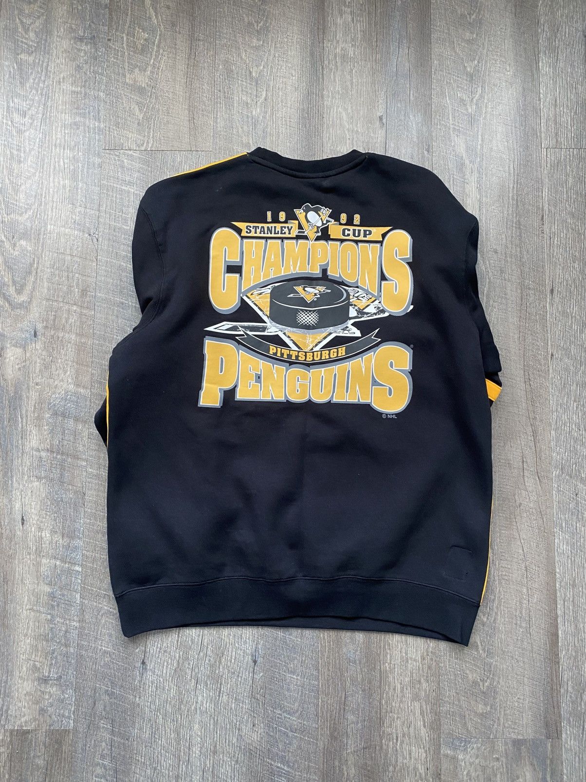 Mitchell & Ness 1991 Pittsburgh Penguins Stanley Cup Champions Sweater Size US XL / EU 56 / 4 - 2 Thumbnail
