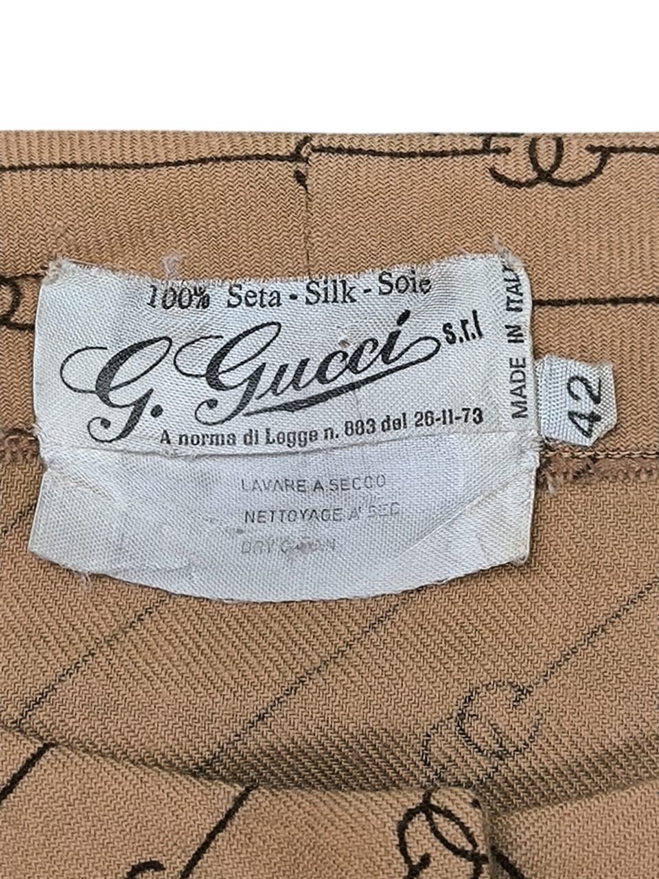 Gucci × Vintage Vintage Blouse 70's Gucci Size M / US 6-8 / IT 42-44 - 6 Thumbnail
