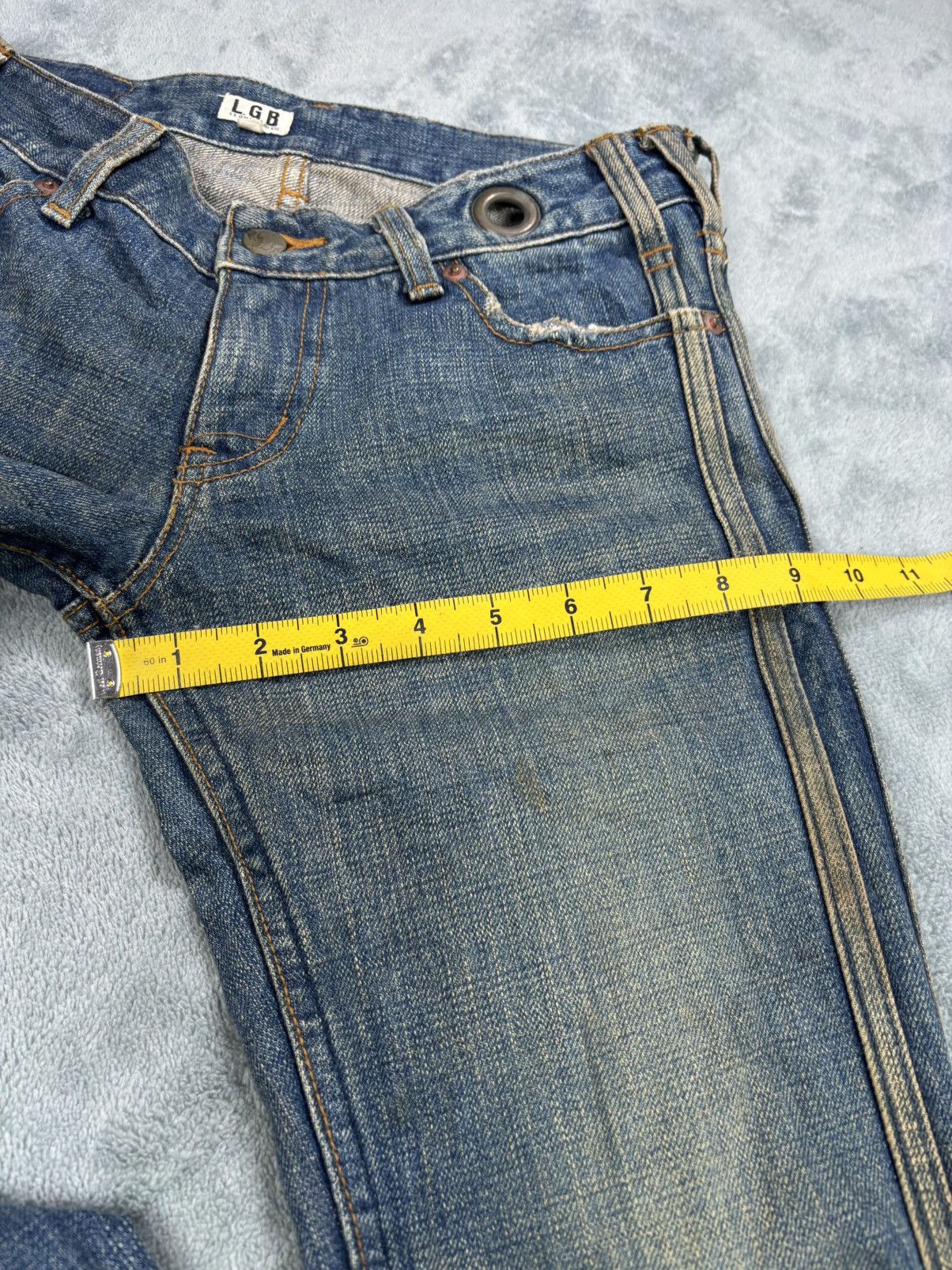 Le Grande Bleu (L.G.B.) L.G.B Flared Denim Pants. S012 Size US 28 / EU 44 - 15 Thumbnail