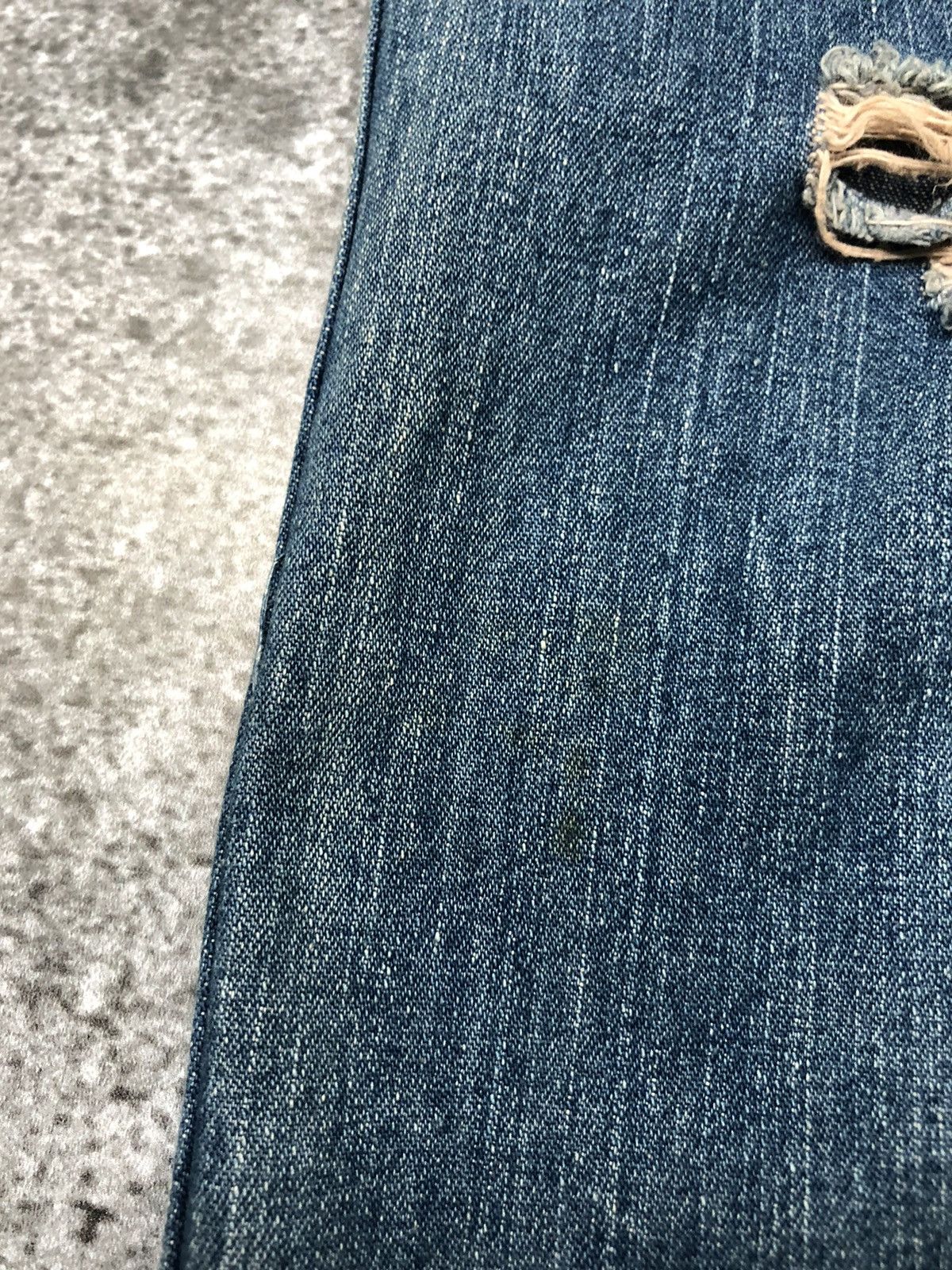 Hysteric Glamour × Japanese Brand × PPFM PPFM Ripped Denim Pants Size US 29 - 11 Thumbnail