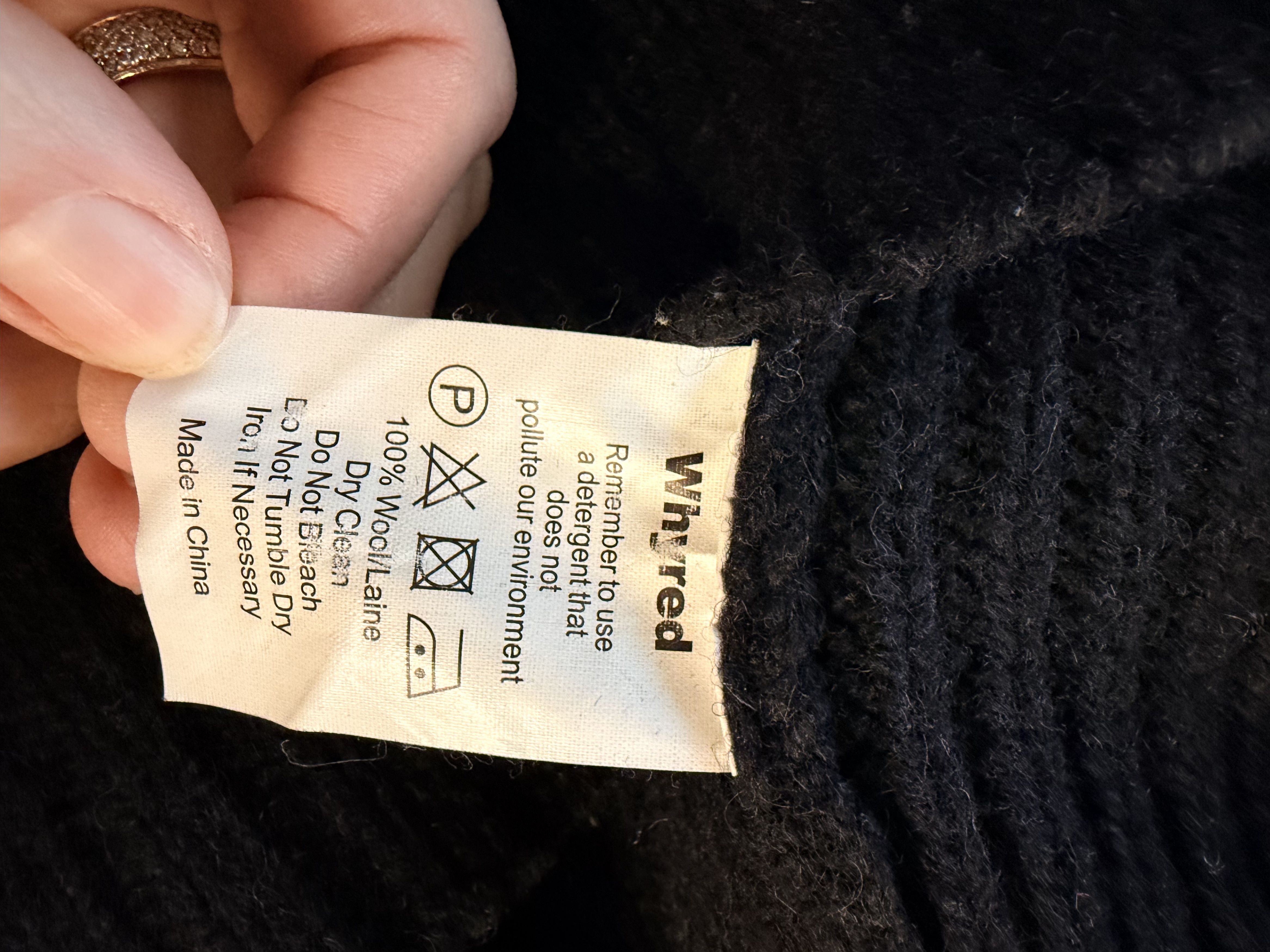 Whyred Black double breasted cardigan Size US M / EU 48-50 / 2 - 5 Thumbnail