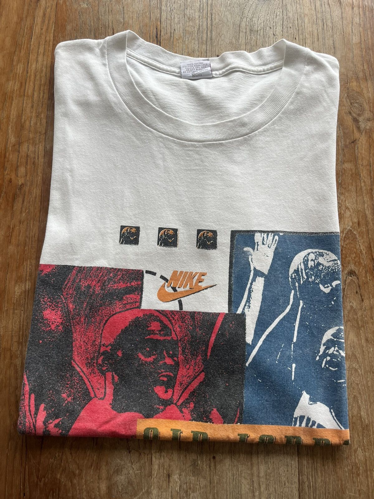 Jordan Brand Vintage NIKE AIR JORDAN 90’s Tshirt Size US XL / EU 56 / 4 - 1 Thumbnail