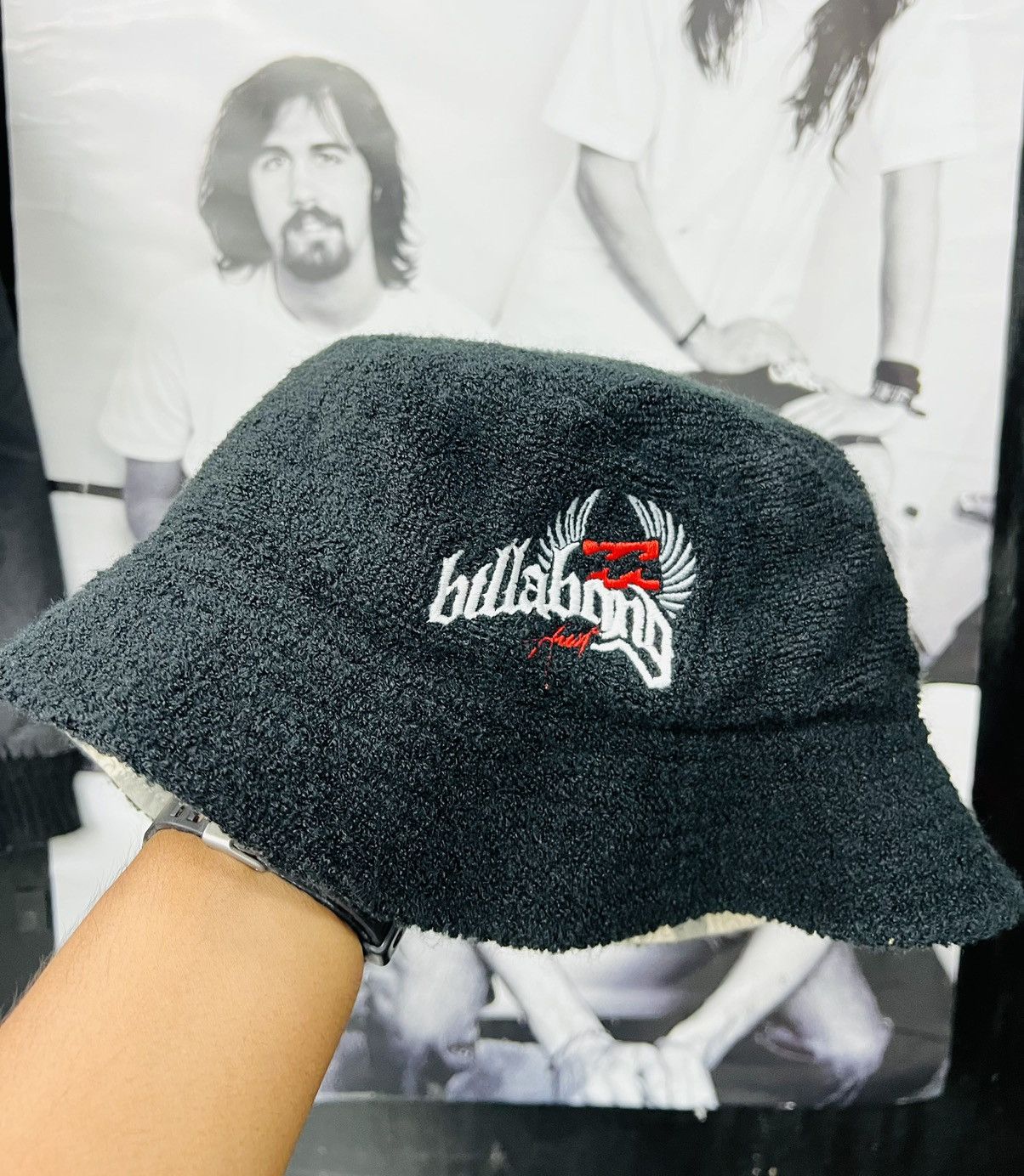 Billabong Vintage Billabong Reversible Bucket Hat Size ONE SIZE - 4 Thumbnail