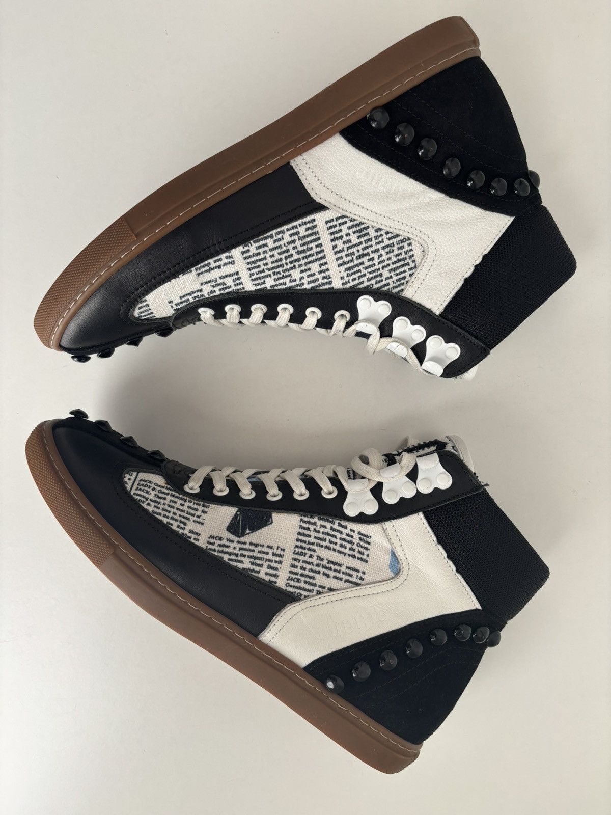John Galliano John Galliano newspaper sneakers avantgarde Size US 8 / IT 38 - 4 Thumbnail