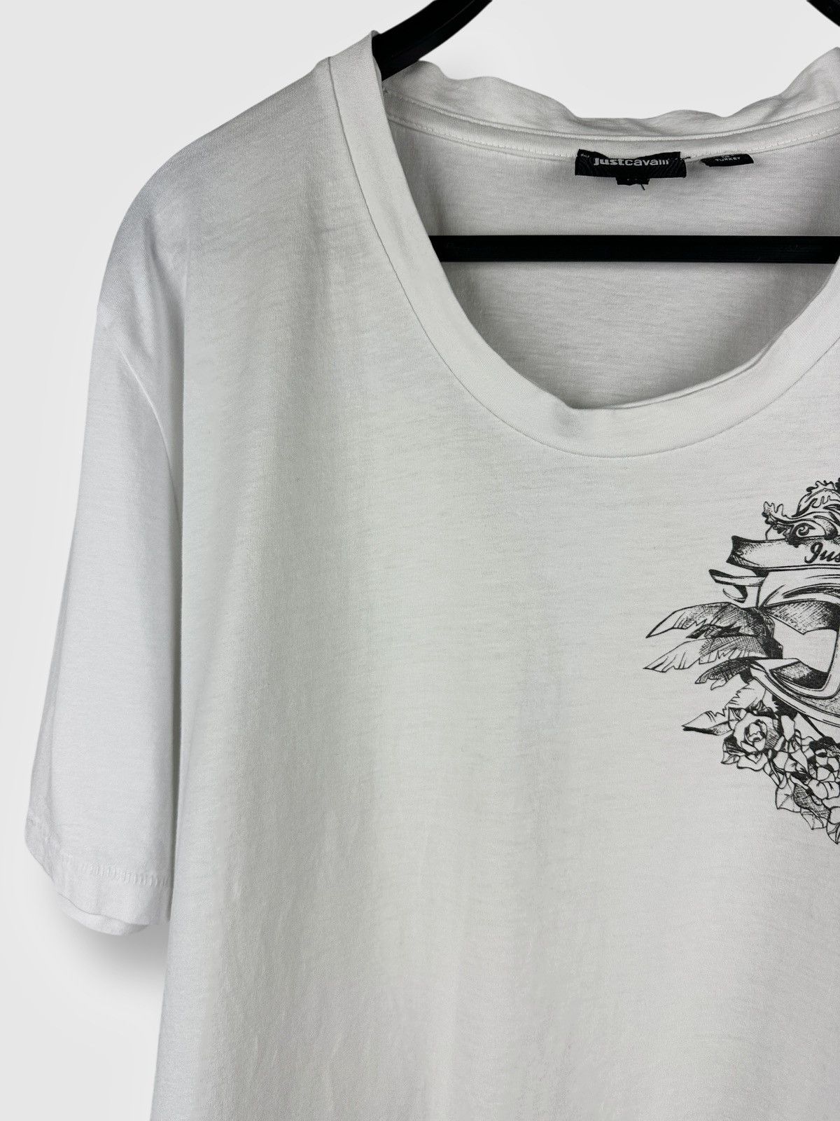 Just Cavalli Just Cavalli Men’s White T-Shirt Size US M / EU 48-50 / 2 - 2 Thumbnail