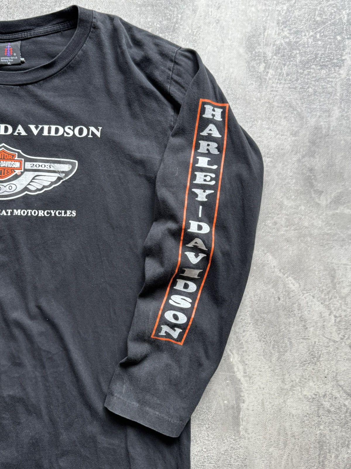Harley Davidson Vintage Harley Davidson 100 Years Long Sleeve Single Stitch Size US L / EU 52-54 / 3 - 2 Thumbnail