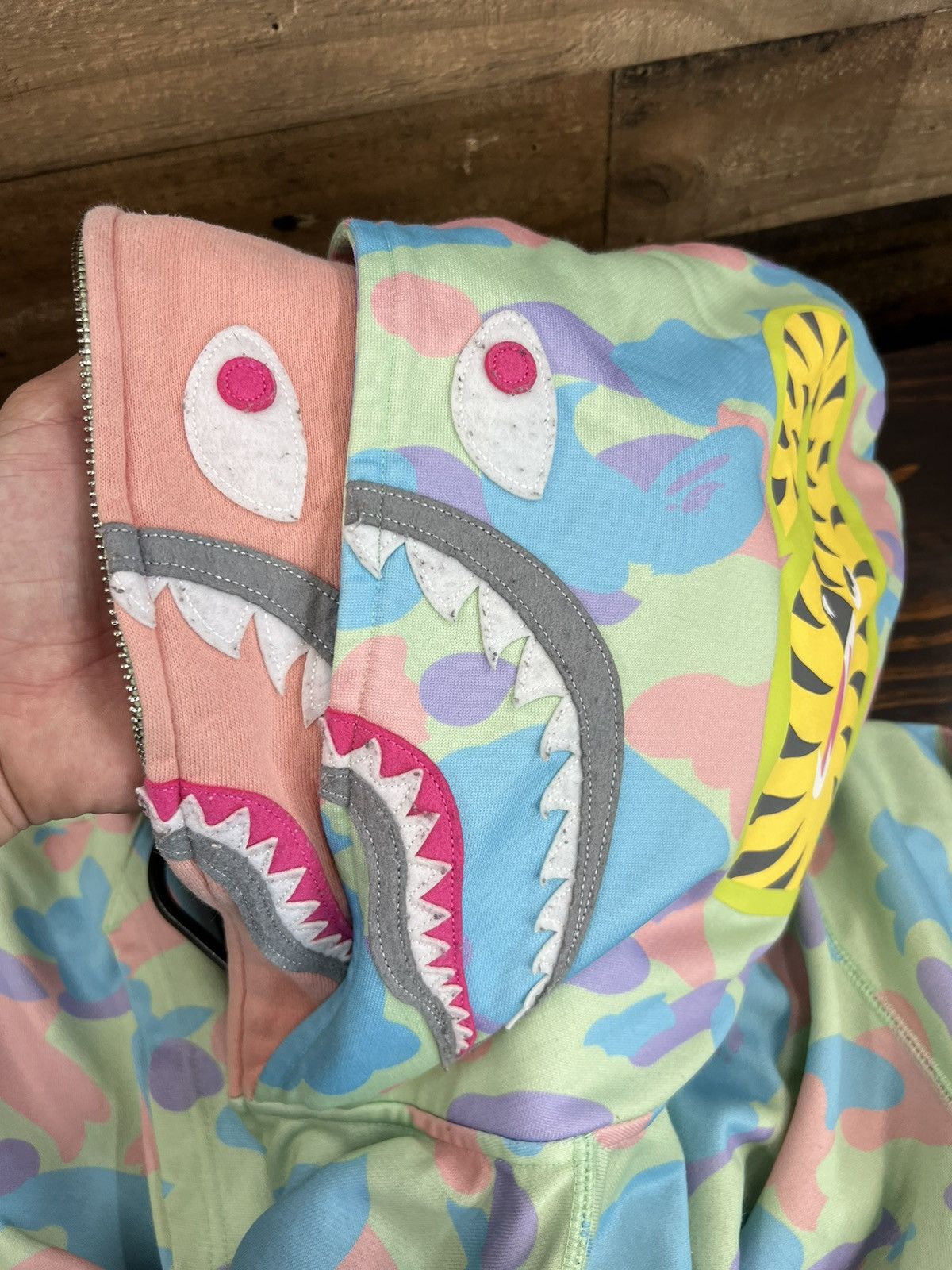 Pastel bape hoodie best sale