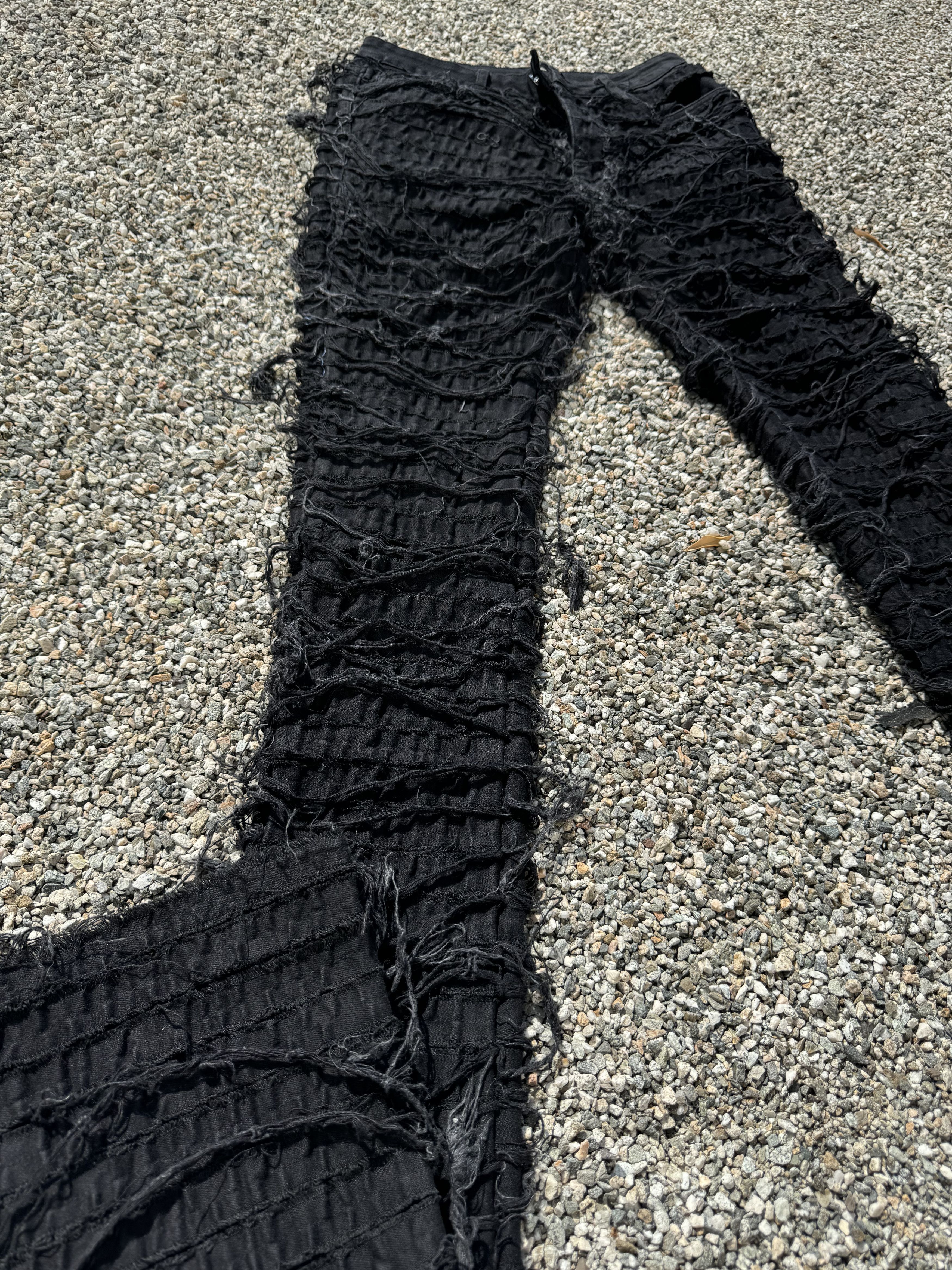 Other Avante Garde Stacked Flared Ripped Denims by Guapi (Limited) Size US 30 / EU 46 - 2 Thumbnail