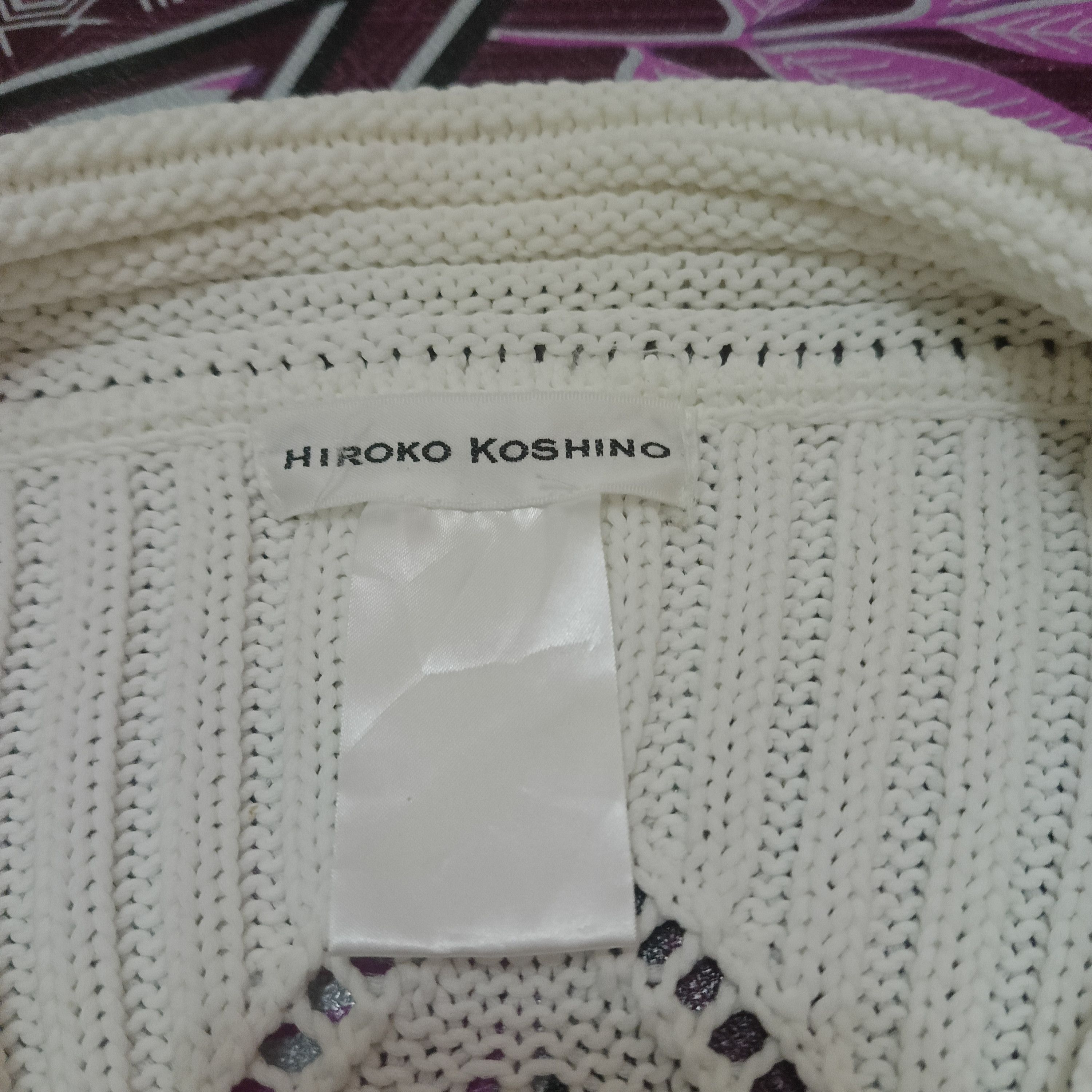 If Six Was Nine Rare Design Hiroko Koshino Mesh Jacket zipper Size XS / US 0-2 / IT 36-38 - 3 Thumbnail