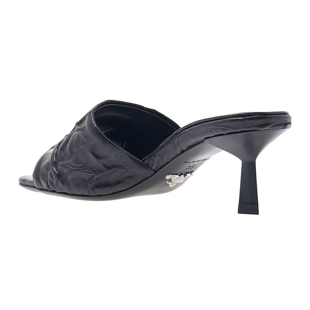 Prada o1la1rc1a0724 Heeled Sandals in Black Size US 8.5 / IT 38.5 - 5 Thumbnail