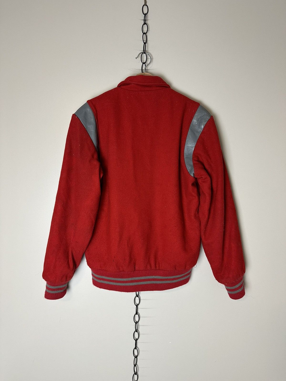 Vintage Vintage 1970s Chain Stitched Varsity Jacket Large Size US L / EU 52-54 / 3 - 2 Thumbnail