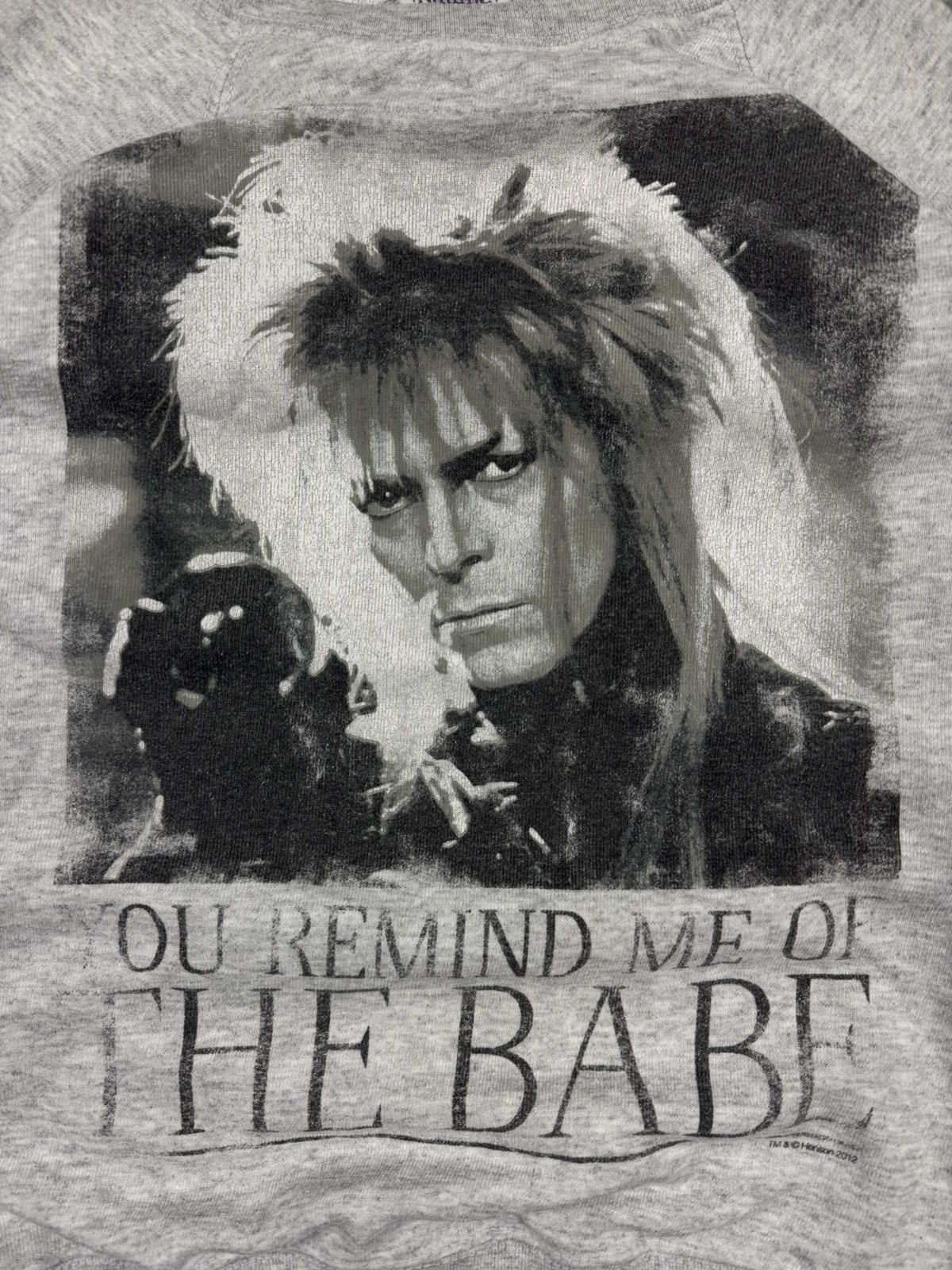 Band Tees × Vintage Vintage 00s David Bowie you remind me of the babe sweatshirt Size US XS / EU 42 / 0 - 4 Thumbnail