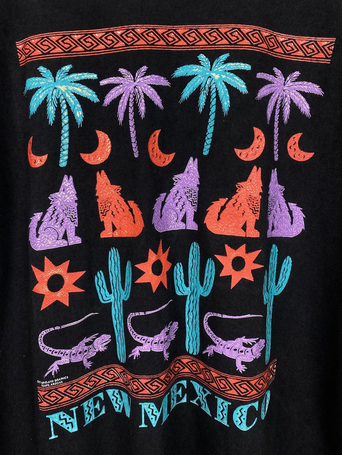 Other Vintage New Mexico USA 1993 Graphic T-Shirt Size M Top Black Size US M / EU 48-50 / 2 - 2 Thumbnail