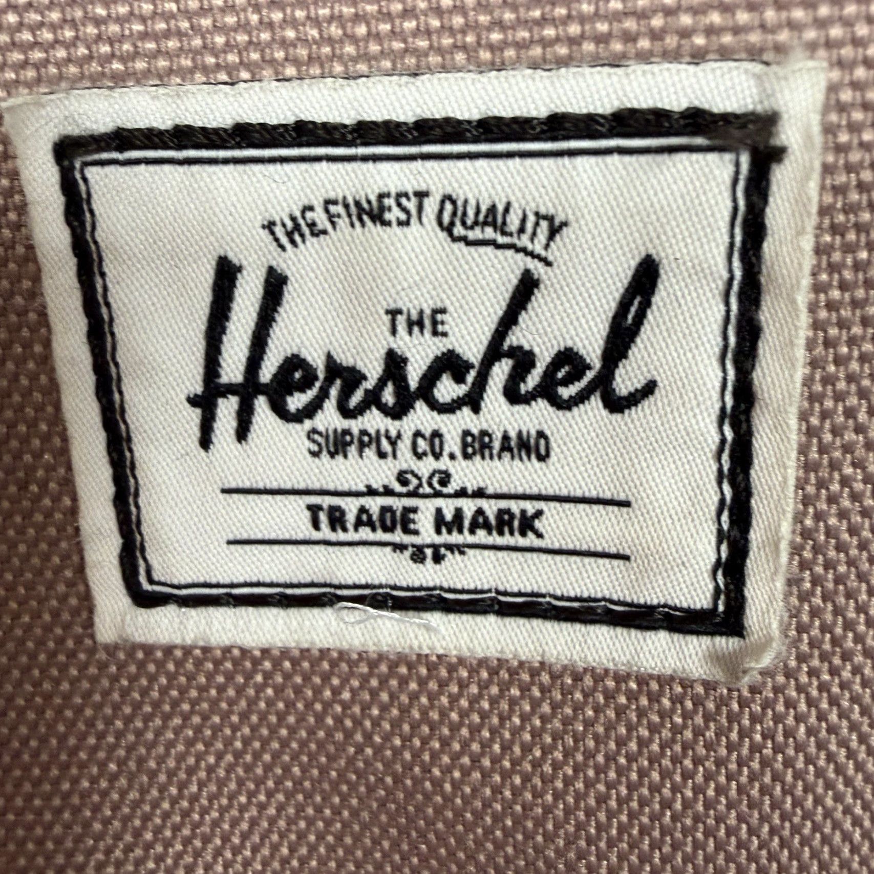 Vintage Herschel Tote Bag Mica Ash Rose Pink Canvas 17.5x6 Large Travel School Everyday Womens Size ONE SIZE - 5 Thumbnail