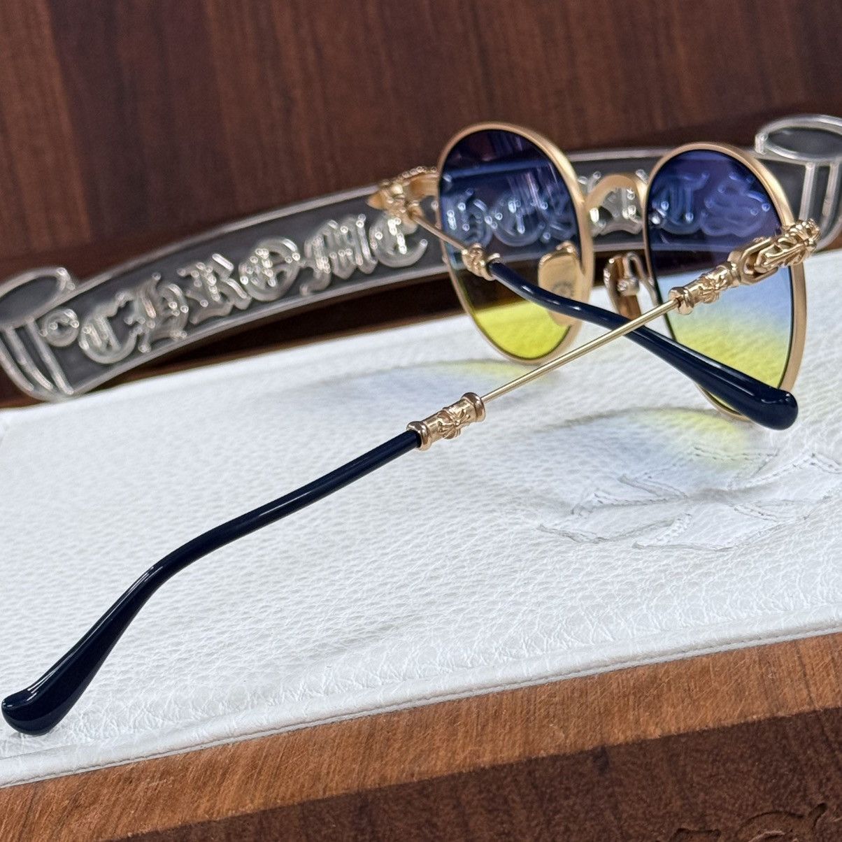 Chrome Hearts Chrome Hearts BUBBA - A 1/1 Sunglasses Size ONE SIZE - 8 Thumbnail