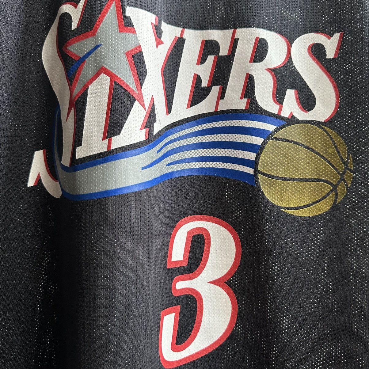 Champion × NBA × Vintage Vintage Champion Philadelphia Sixers Allen Iverson Jersey Size US XXL / EU 58 / 5 - 4 Thumbnail