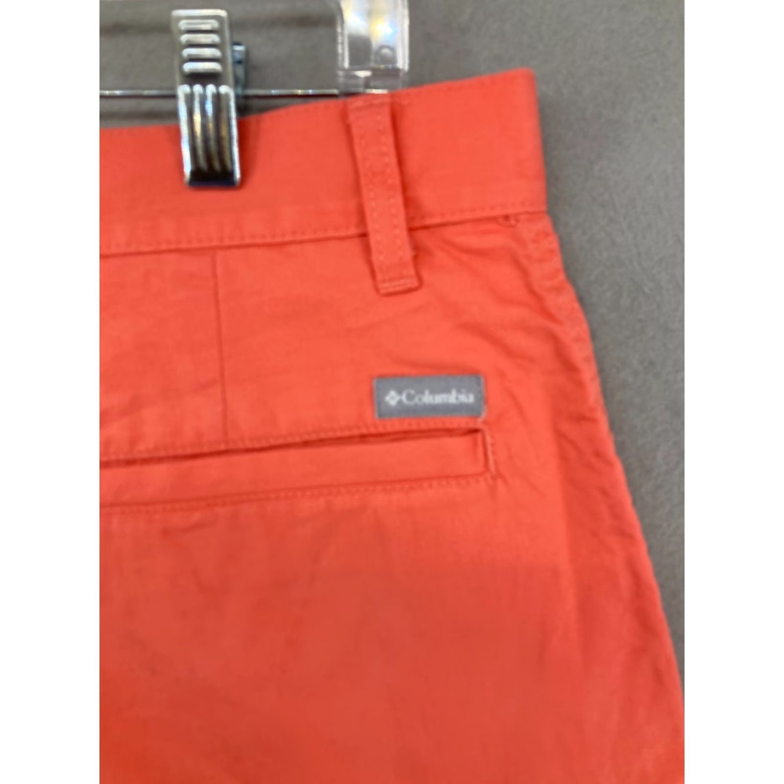 Vintage Columbia Mens Shorts 34 Orange Outdoor Cargo Pocket Chino Size US 34 / EU 50 - 7 Thumbnail