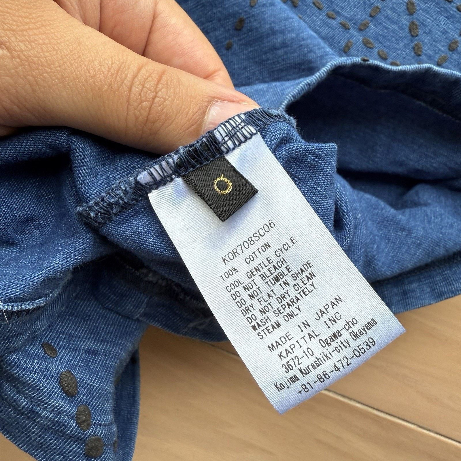 Kapital Kapital Shirt Size 0 Blue Dark Indigo Japan Streetwear Size US XS / EU 42 / 0 - 5 Thumbnail