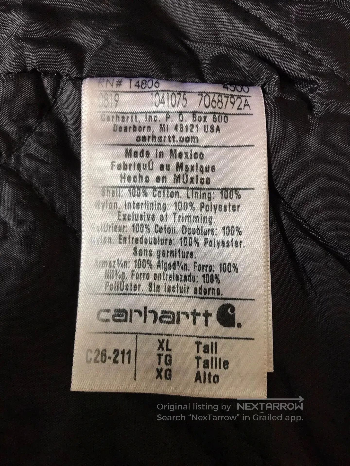 Carhartt Carhartt C26 Classic Brown XL. Size US XL / EU 56 / 4 - 9 Thumbnail