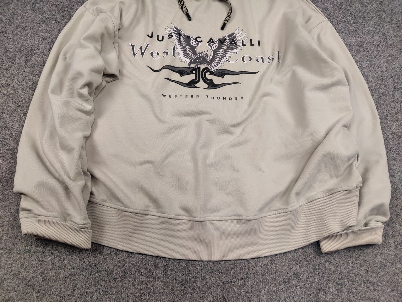 Just Cavalli Roberto Just Cavalli west coast Logo Oversized Hoodie Size US XL / EU 56 / 4 - 10 Thumbnail