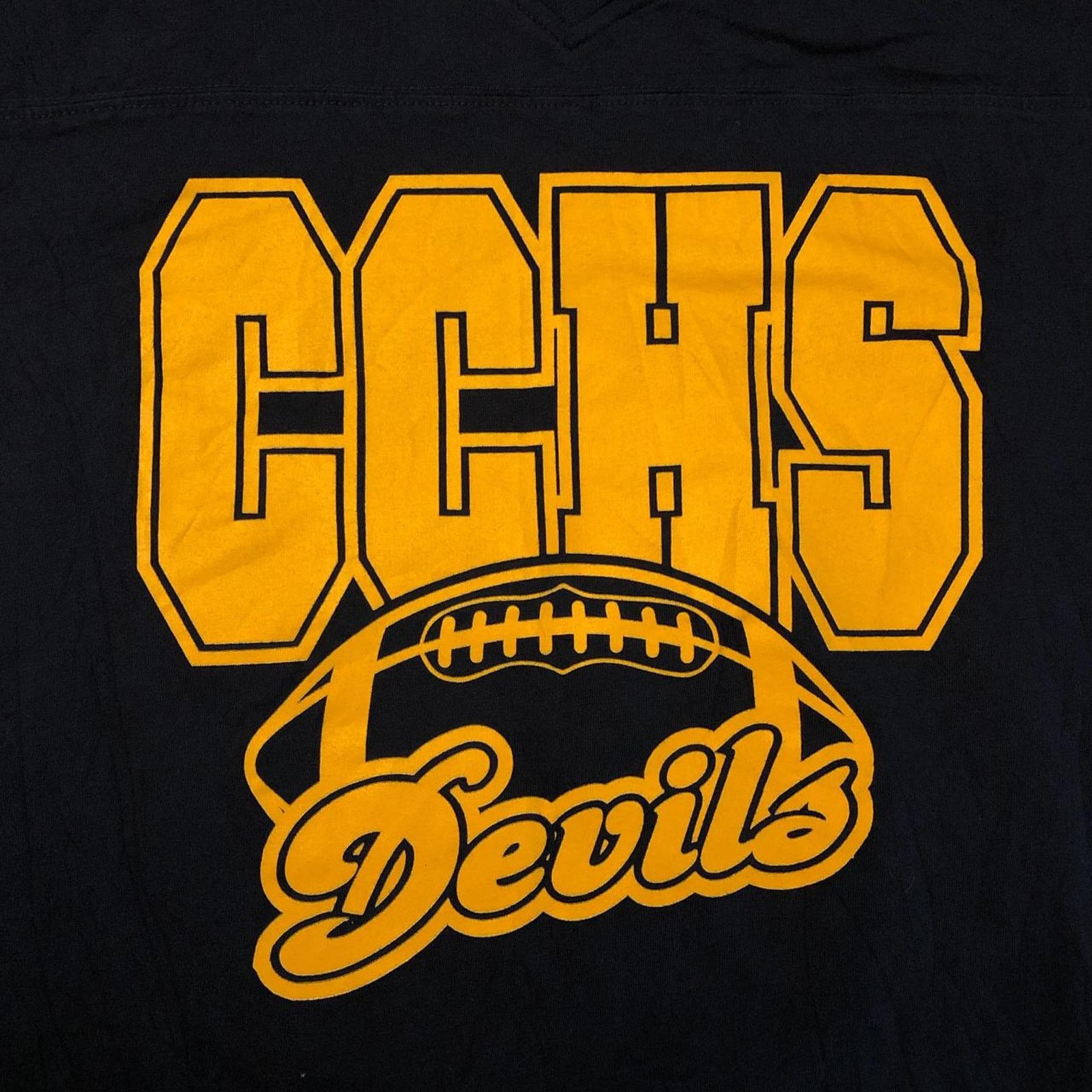 Other Navy CCHS Devils Football Graphic Number Tee Size US XL / EU 56 / 4 - 3 Thumbnail