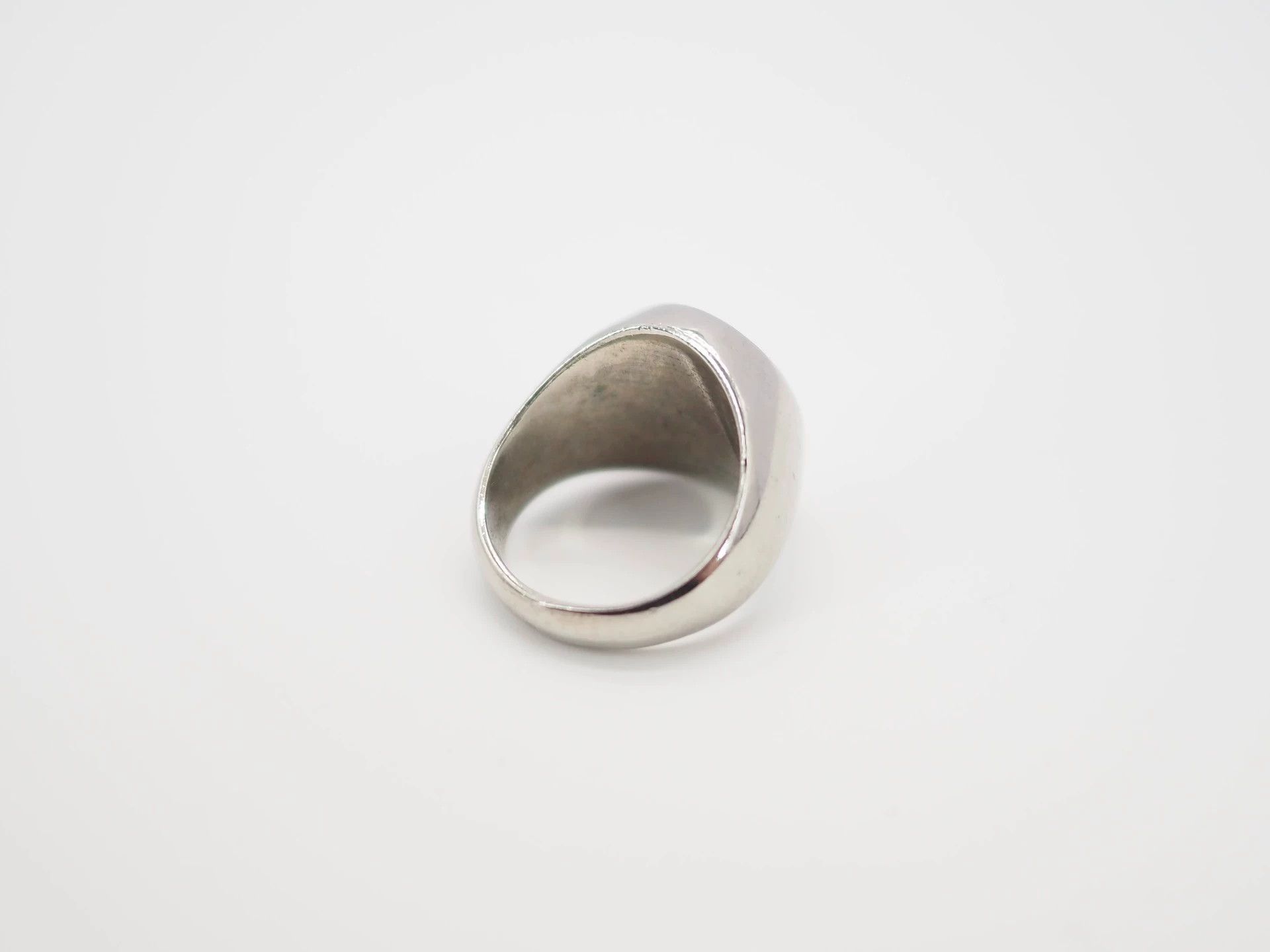 Balenciaga Balenciaga Tone Signet Ring Size ONE SIZE - 2 Thumbnail