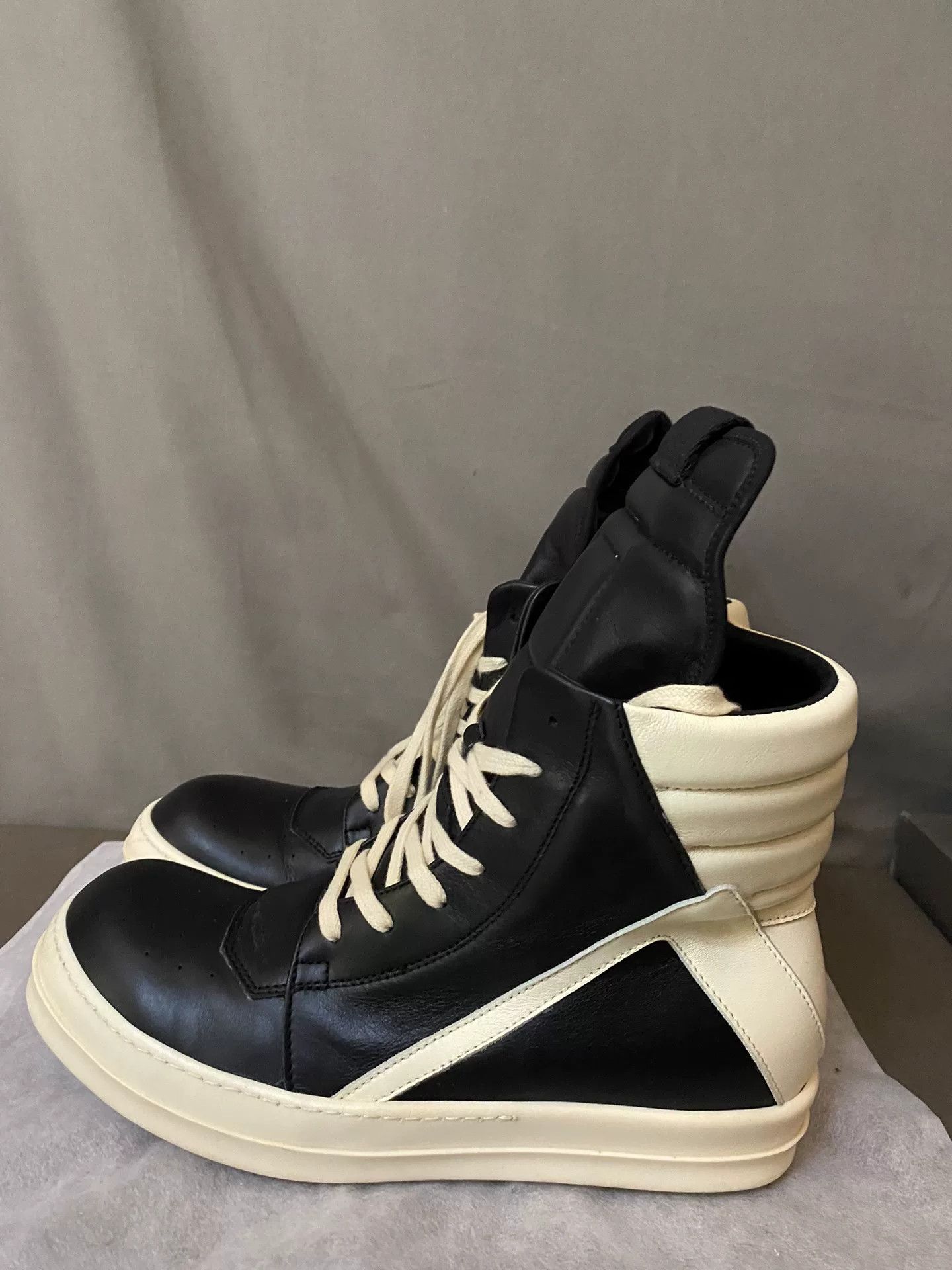 Rick Owens Rick Owens Leather Pink Hitop Sneakers 41 Men Size US 8.5 / EU 41-42 - 1 Thumbnail