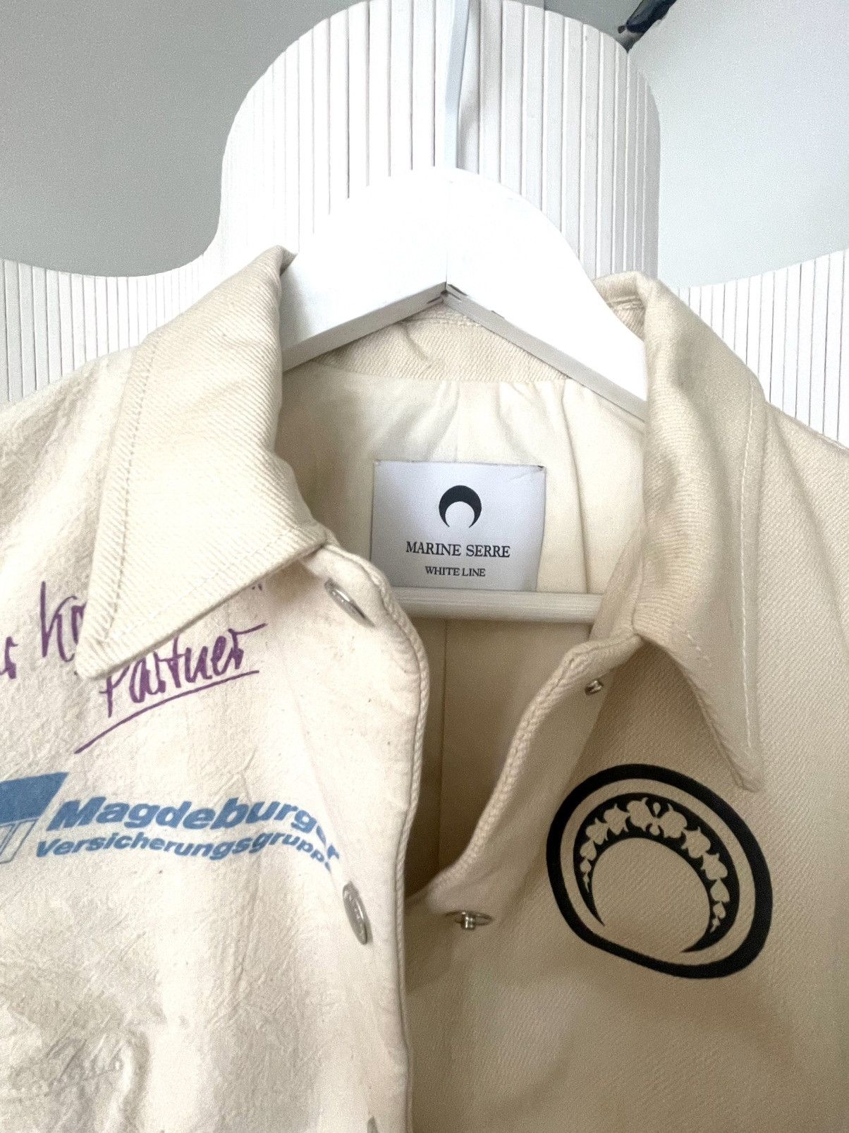 Marine Serre Marine Serre Regenerated Tote Bags jacket🤍🤍 Natural Canvas Size M / US 6-8 / IT 42-44 - 5 Thumbnail