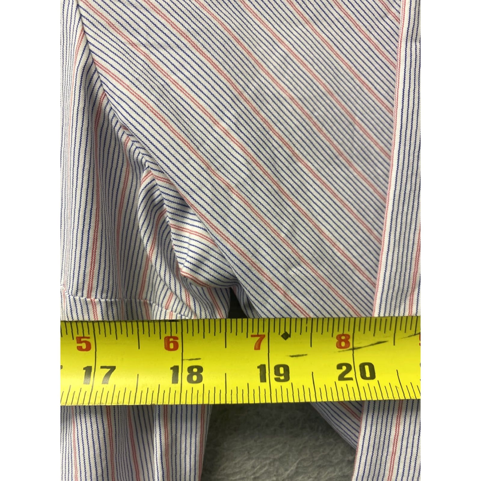 Pinko J Crew Women's Button Up Shirt M Long Sleeve Pink Striped Casual Beach Theme Size M / US 6-8 / IT 42-44 - 5 Thumbnail