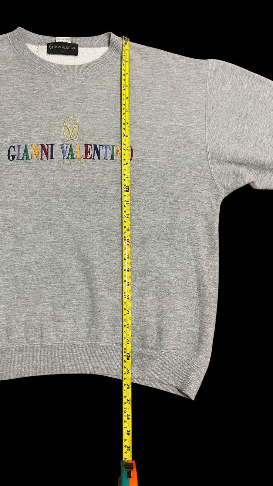 Vintage Vintage Gianni Valentino Embroider Multicolour Sweater Size US L / EU 52-54 / 3 - 9 Thumbnail