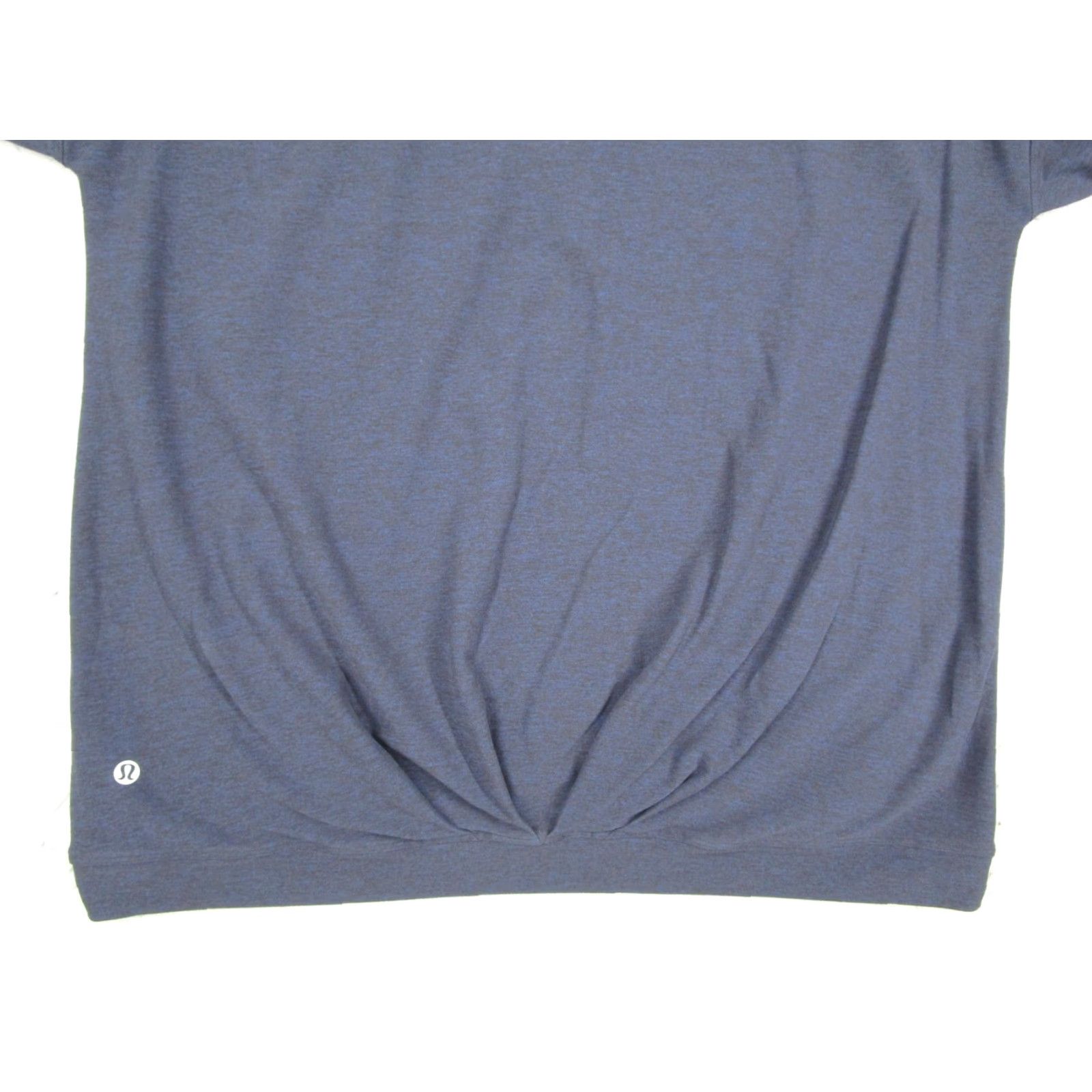 Lululemon Lululemon Hoodie Sweatshirt Womens Medium Blue Lightweight Ruched Hem Yoga Top Shirt Size M / US 6-8 / IT 42-44 - 5 Thumbnail