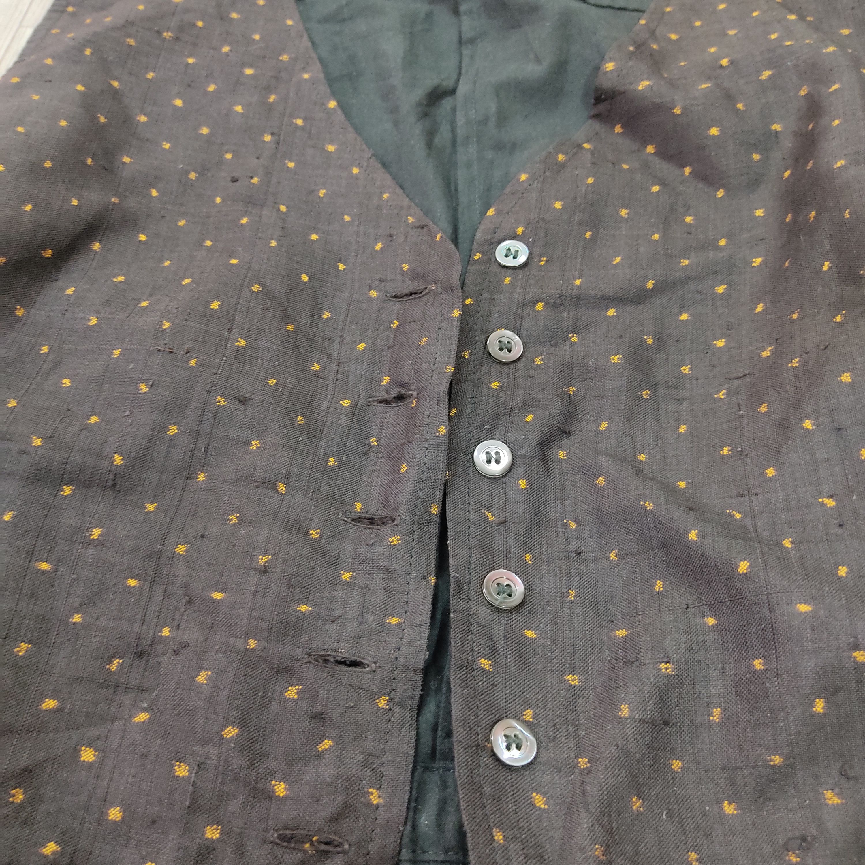 Aspesi ASPESI All Over Dots Waistcoat Vest Size S / US 4 / IT 40 - 6 Thumbnail