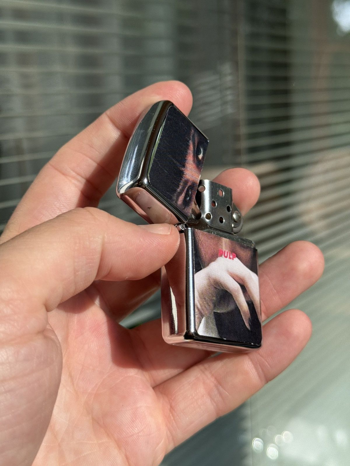 Vintage Silver vintage cigar lighter PULP girl Size ONE SIZE - 3 Thumbnail