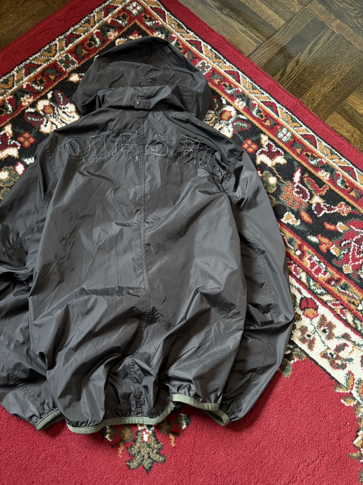 Diesel Y2K Diesel Distressed Full Zip Long Sleeve Windbreaker Size US XS / EU 42 / 0 - 3 Thumbnail
