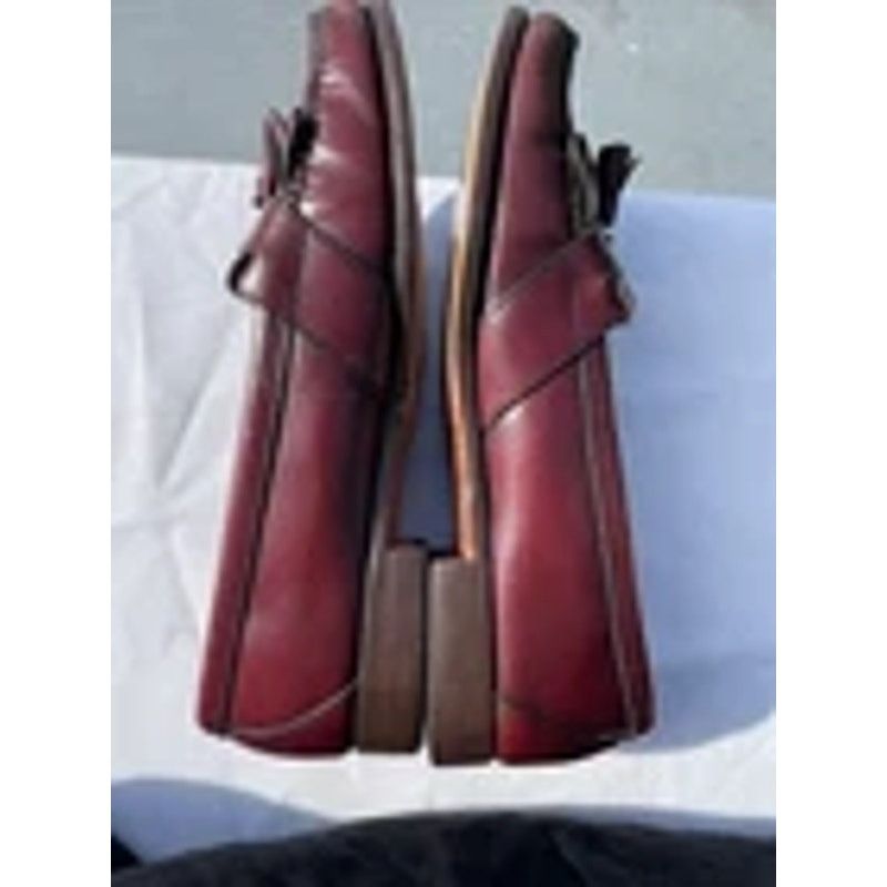 Cole Haan Cole Haan Men Tassel Loafer Burgundy Dress Shoe Sz 11 D Size US 11 / EU 44 - 4 Thumbnail