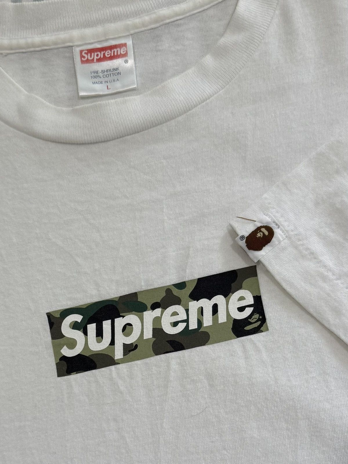 Supreme Supreme LV Monogram Box Logo T-Shirt (2000) | Grailed