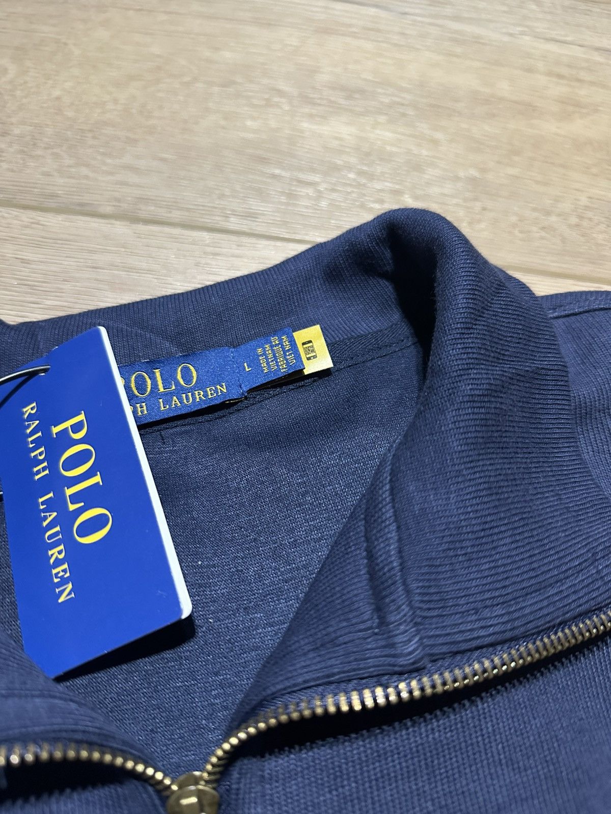 Polo Ralph Lauren Ralph Lauren Quarter Zip Navy Blue - size: L. Size US L / EU 52-54 / 3 - 3 Thumbnail
