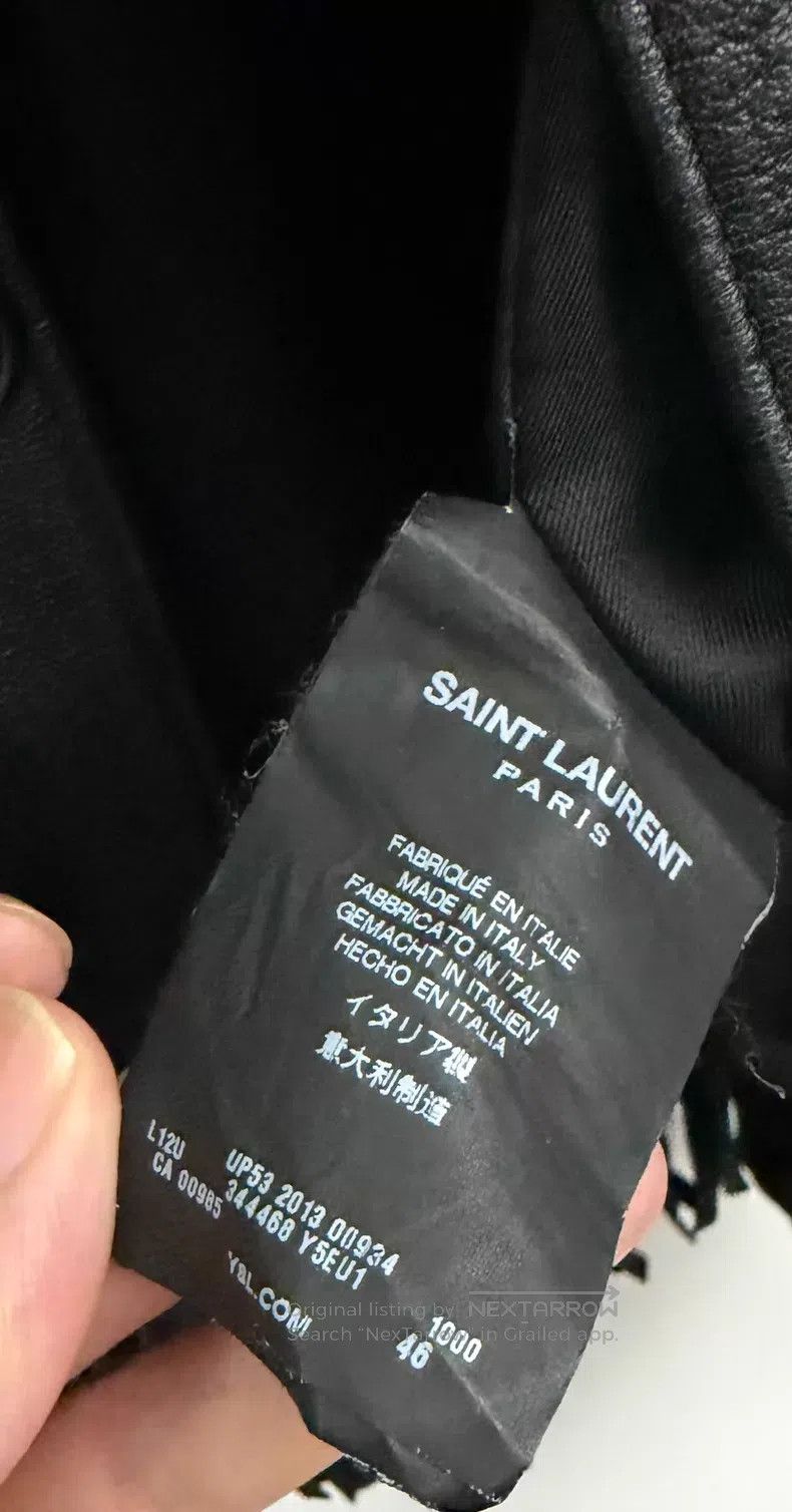 Saint Laurent Paris Saint Laurent Paris Bohemian Fringe Lamb Leather Jacket i Size US S / EU 44-46 / 1 - 4 Thumbnail