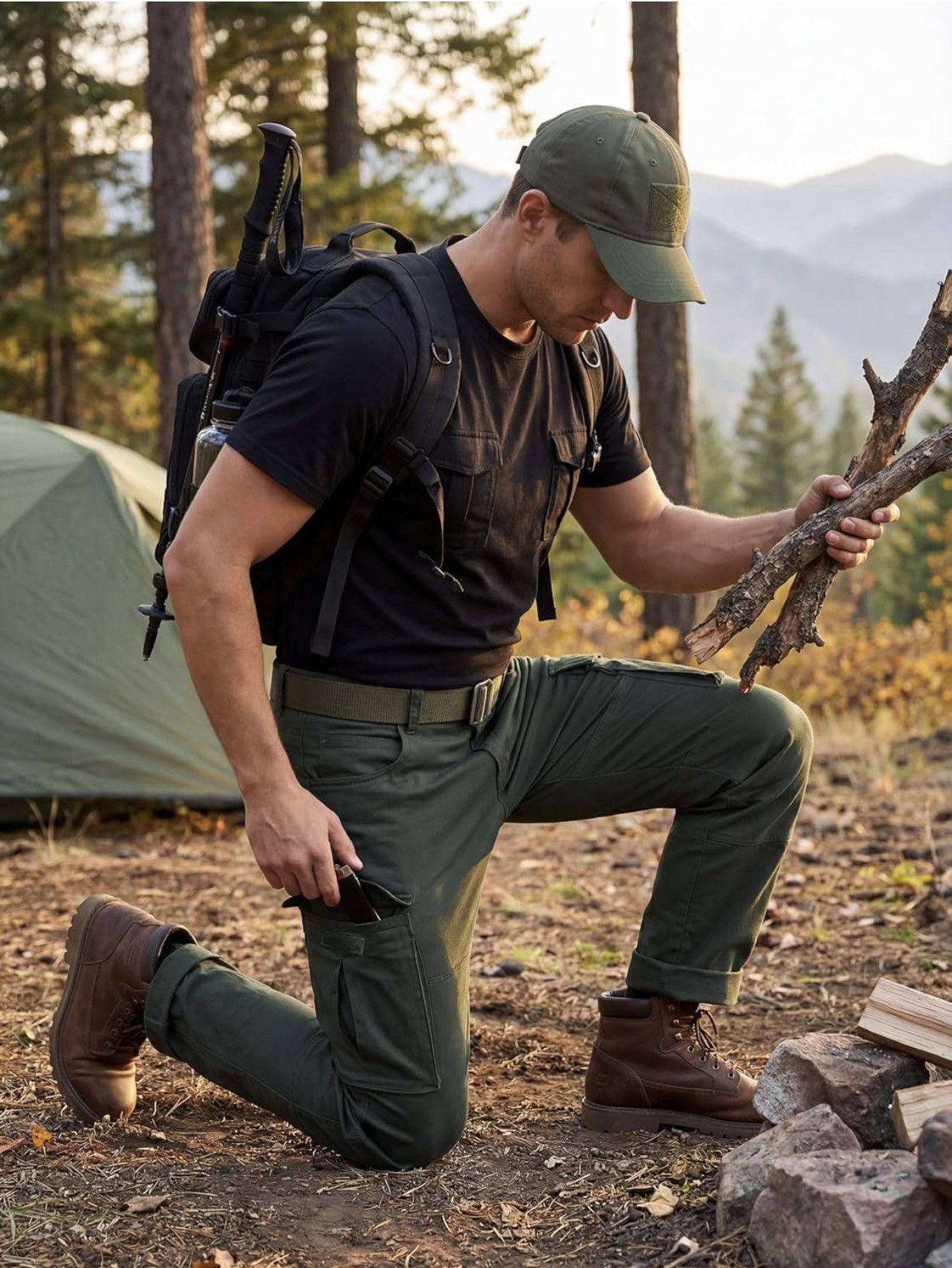 Other Italymorn Chino Cargo Mid Rise Panrs Size US 30 / EU 46 - 5 Thumbnail
