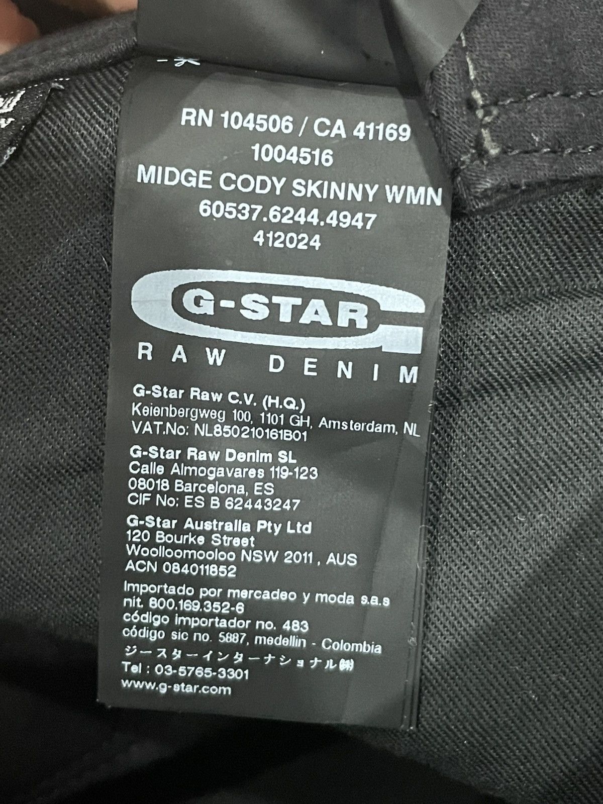 G-Star G-Star Raw Skinny Jeans Size 30" / US 8 / IT 44 - 7 Thumbnail