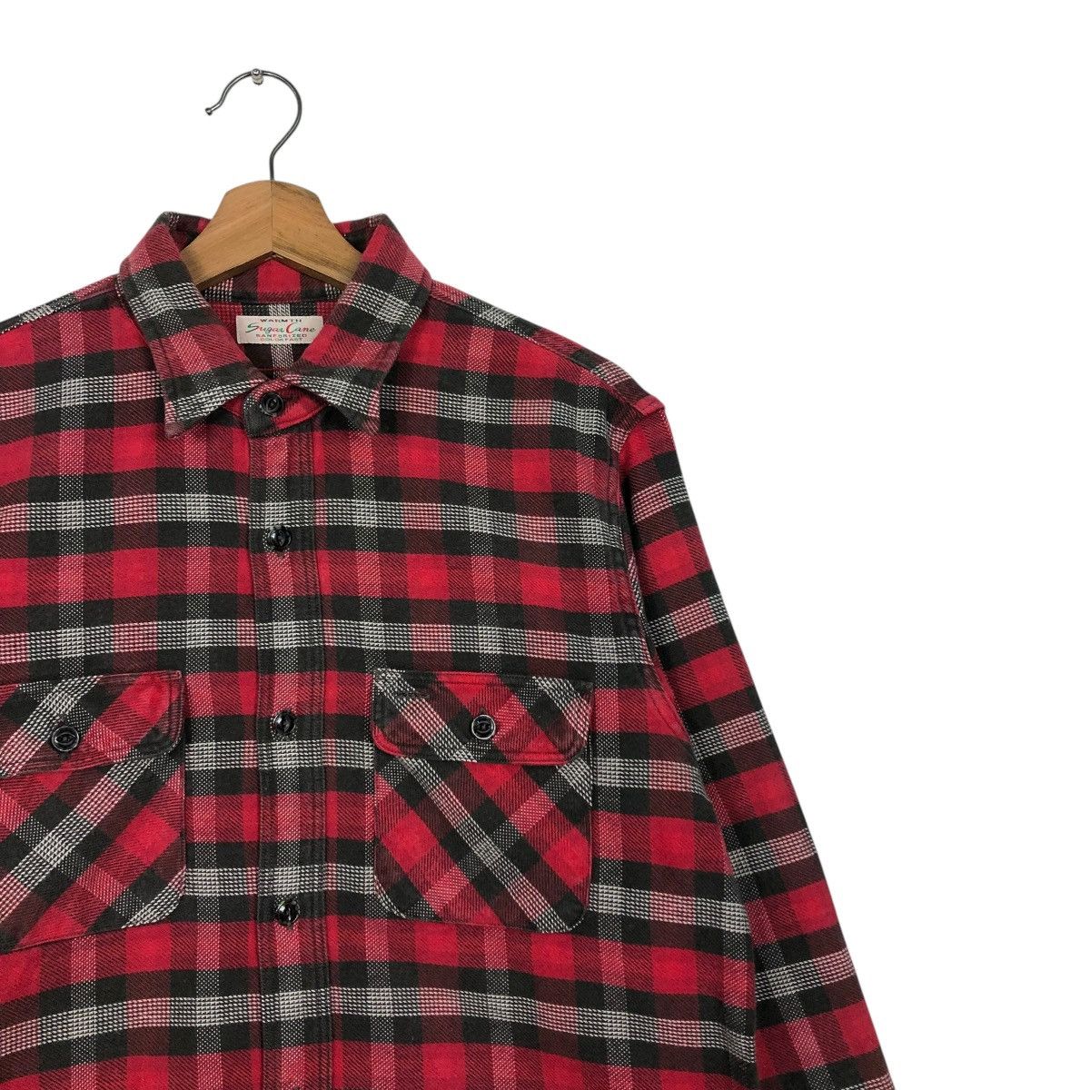 Sugar Cane 🔥VINTAGE WOOL SHIRT JACKET SUGAR CANE TOYO ENTERPRISE TARTAN Size US M / EU 48-50 / 2 - 8 Thumbnail