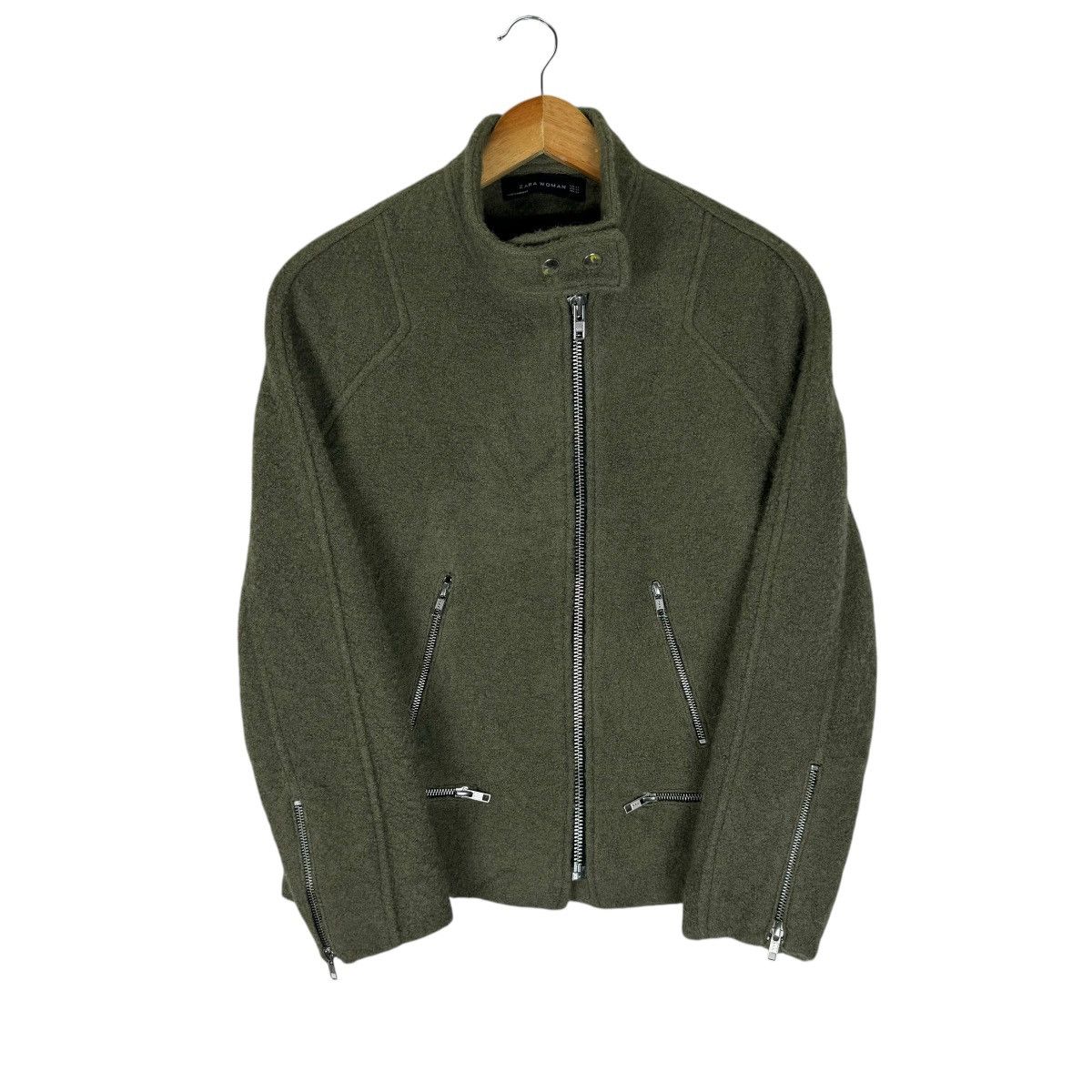 Japanese Brand × Zara ☀️ZARA WOMAN BIKERS JACKET LIKE JUNYA WATANABE Size XS / US 0-2 / IT 36-38 - 2 Thumbnail
