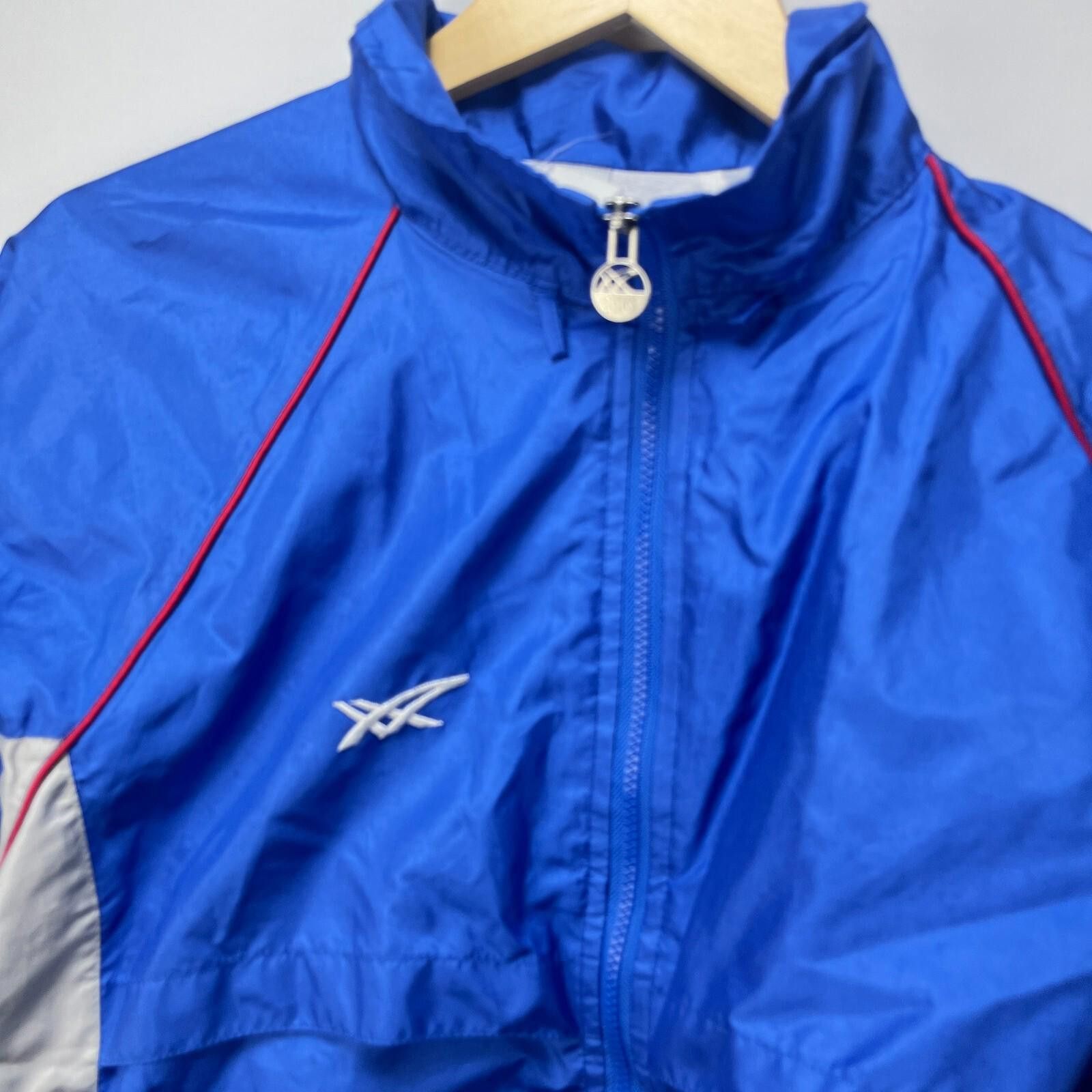 Asics Vintage '90s Asics Running Windbreaker Jacket Small Size US S / EU 44-46 / 1 - 3 Thumbnail