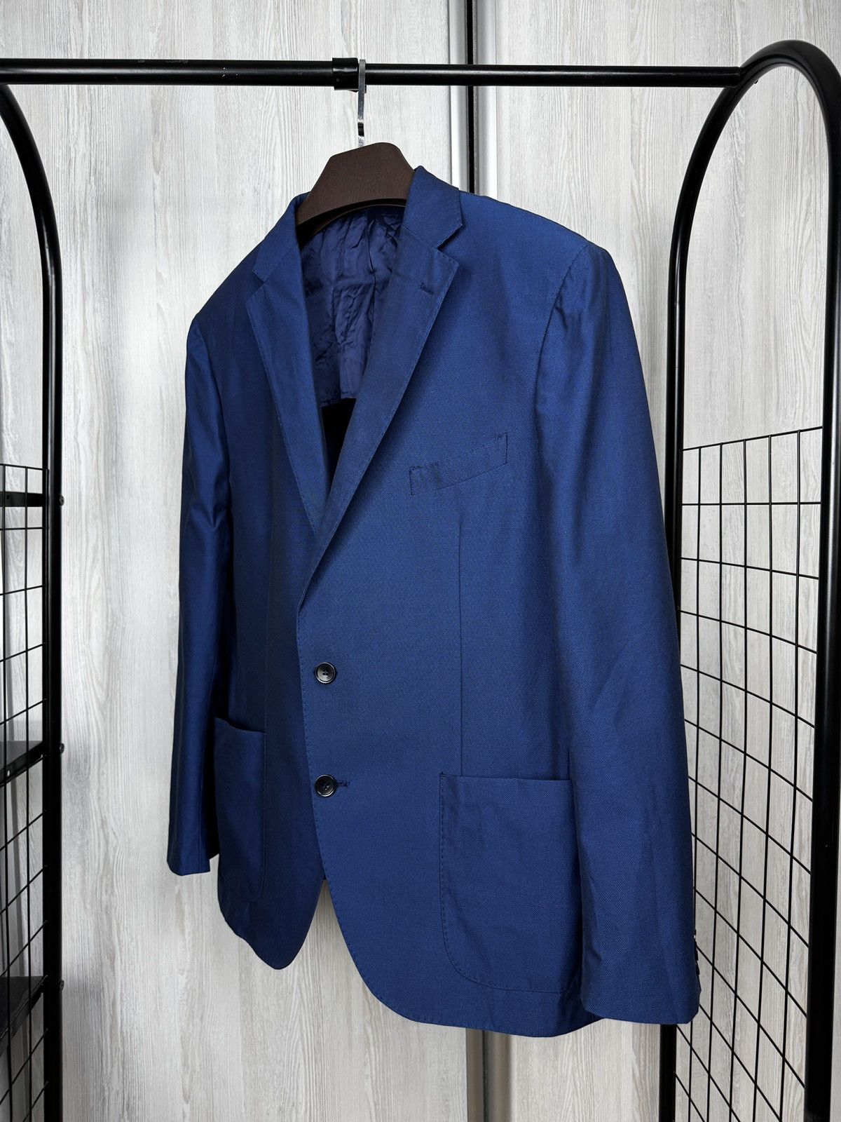Other San Remo 1950 x Duca Visconti diModrone blue cotton blazer Size 48R - 6 Thumbnail